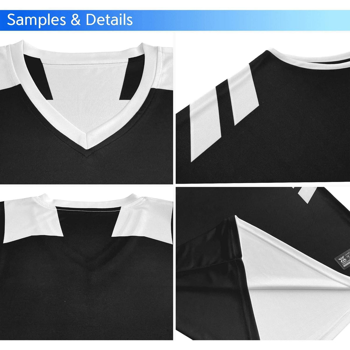 Black White Double Side Tops Basketball Jersey For Men
