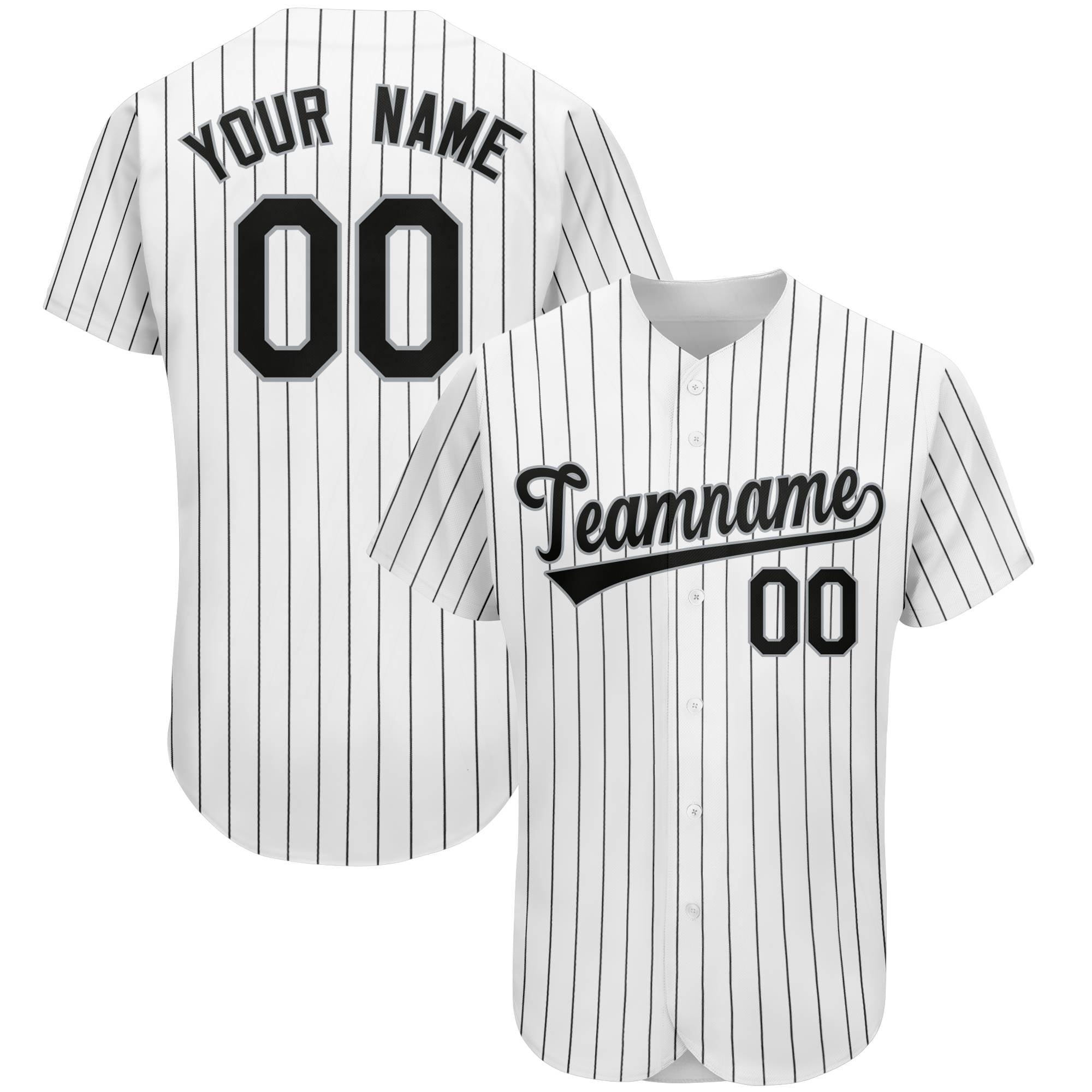 Custom White Team Classic Authentic Baseball Jersey