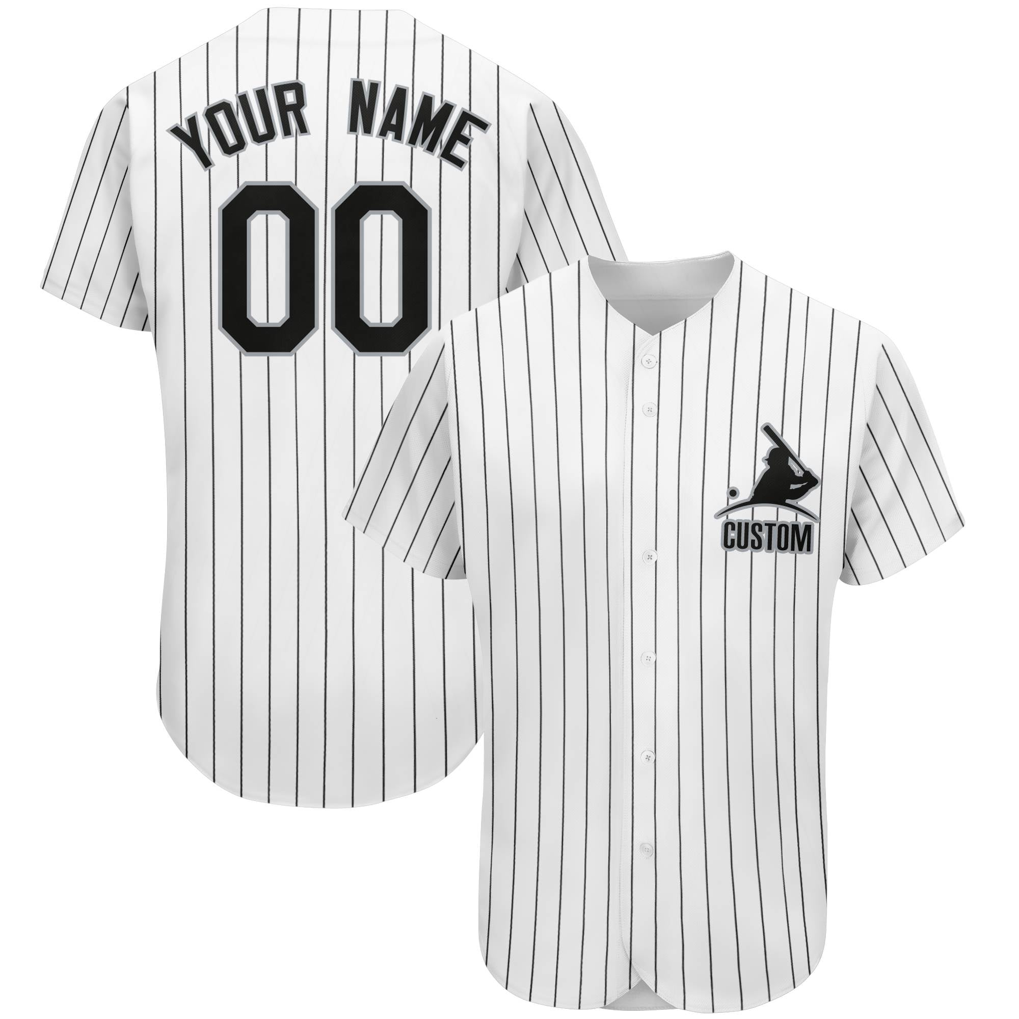 Custom White Team Classic Authentic Baseball Jersey