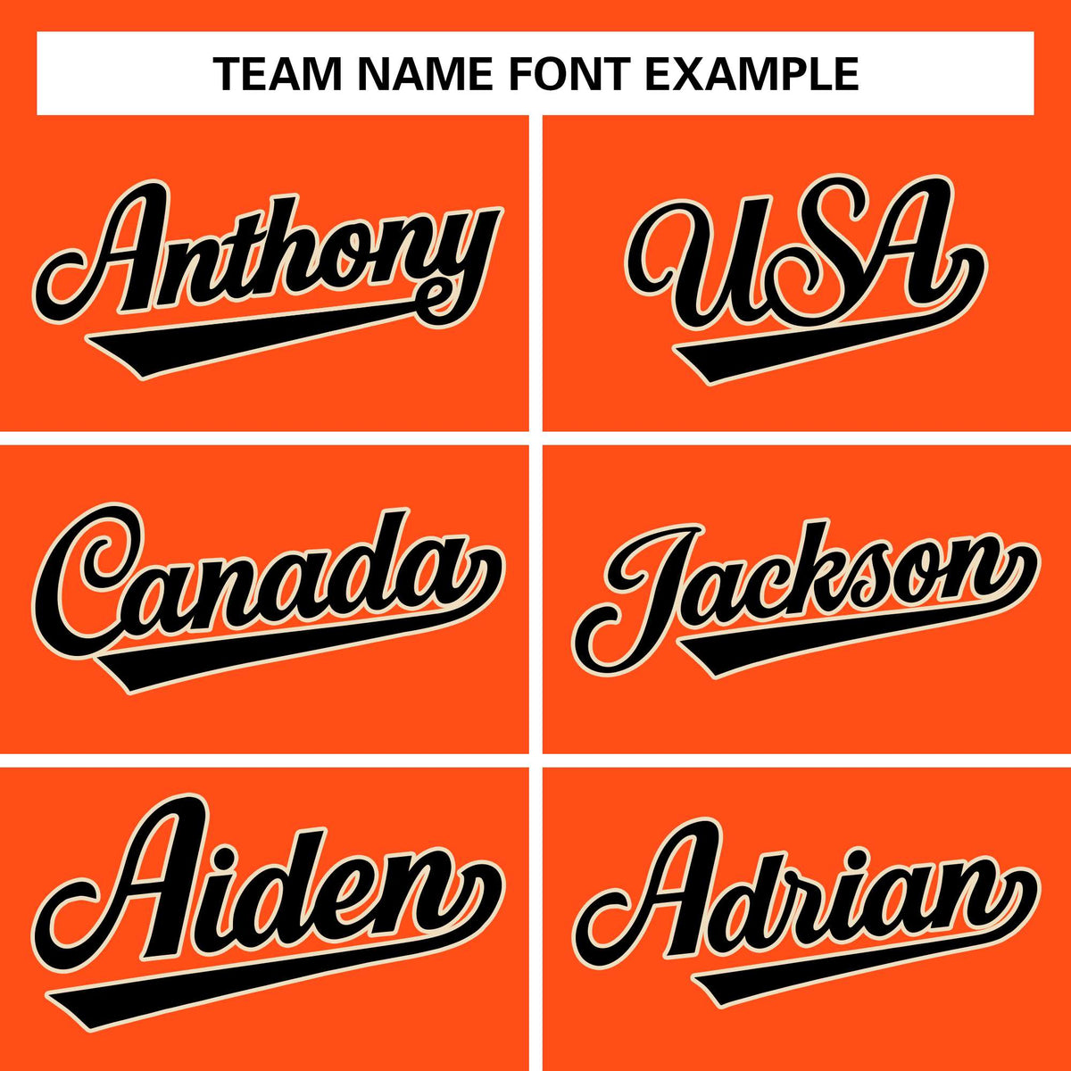 Custom Orange Team Classic Style Authentic Baseball Jersey