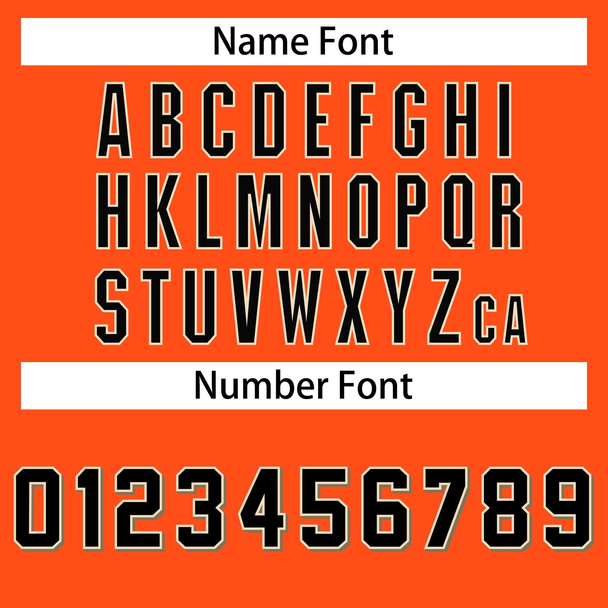 Custom Orange Team Classic Style Authentic Baseball Jersey