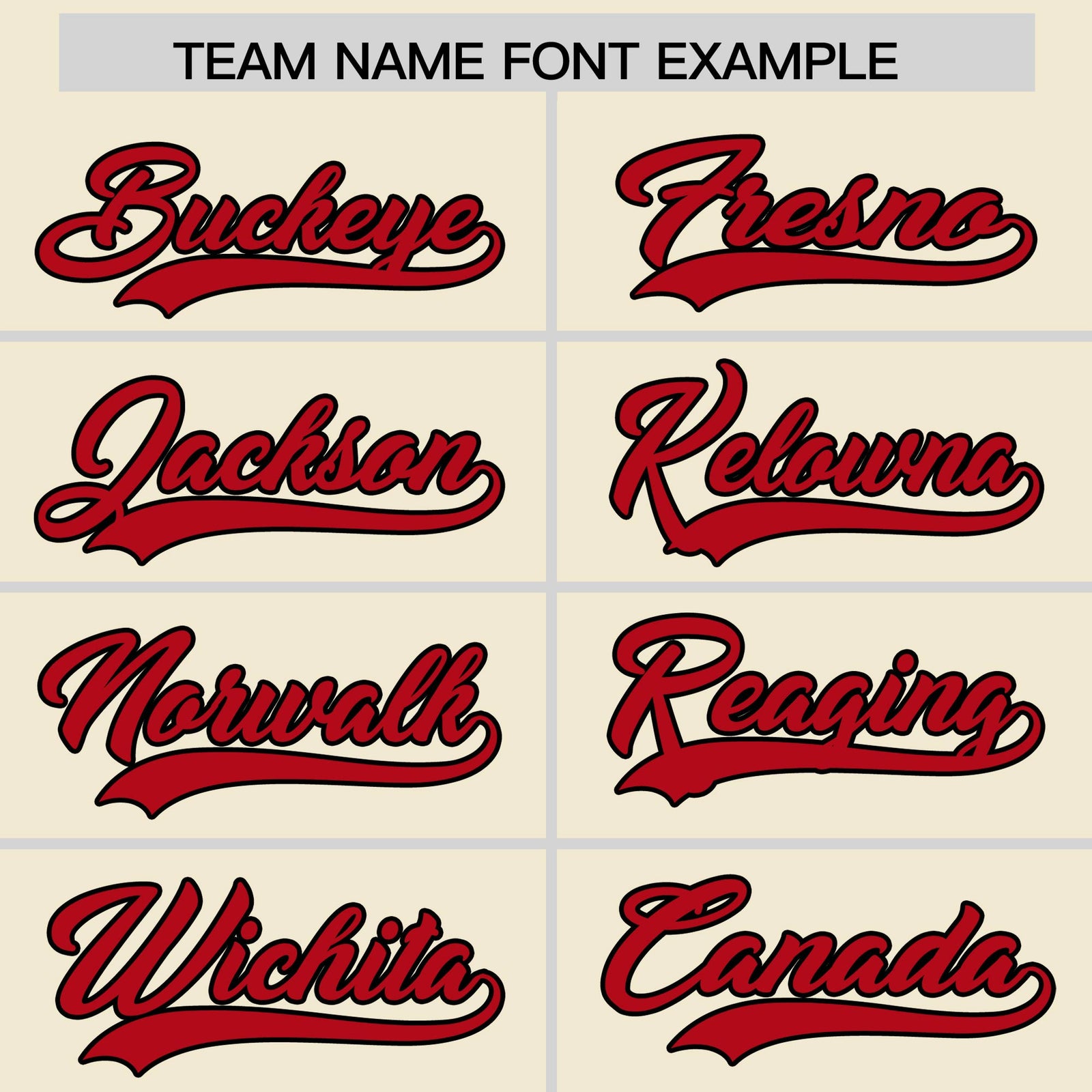 Custom Cream Red Classic Style  Baseball Uniform Jersey/Pants/Hat Package For Team |KXKSHOP