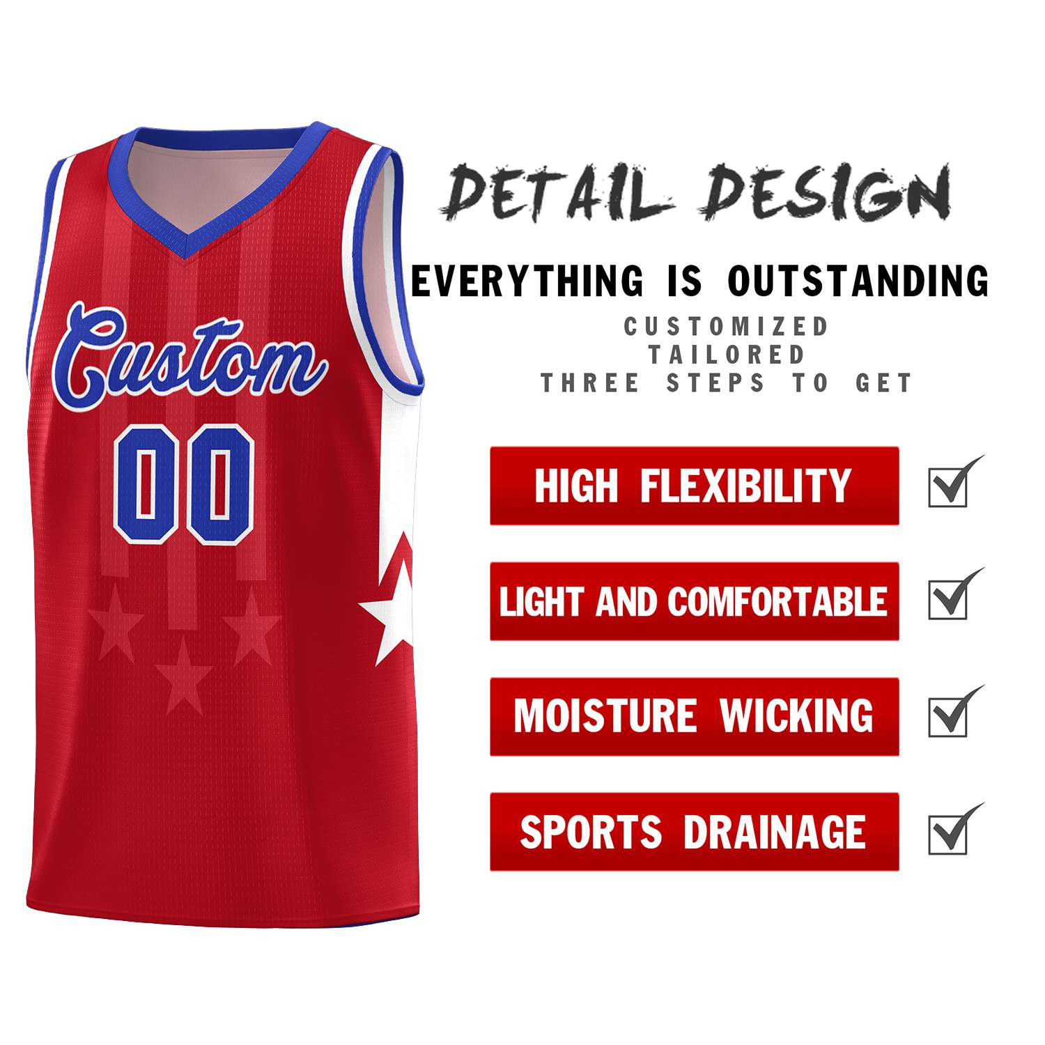 Custom Pink Royal and White Gradient Star Graffiti Pattern Sports Uniform Basketball Jersey