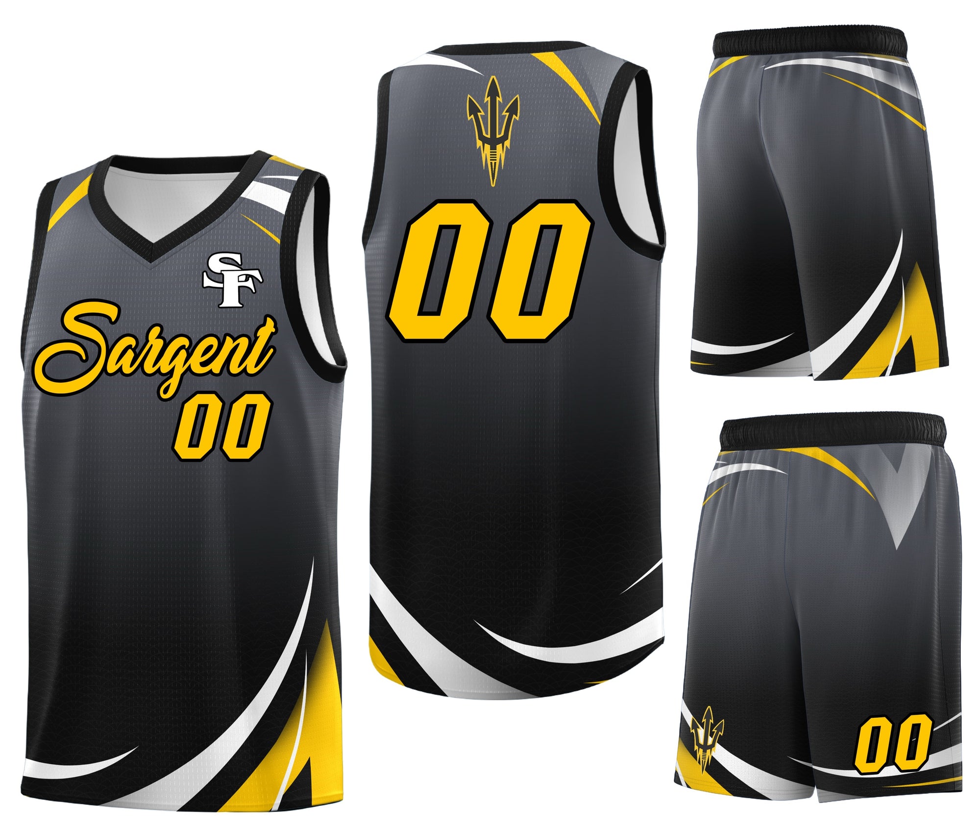 Sargent-Custom Sports Uniform Basketball Jersey
