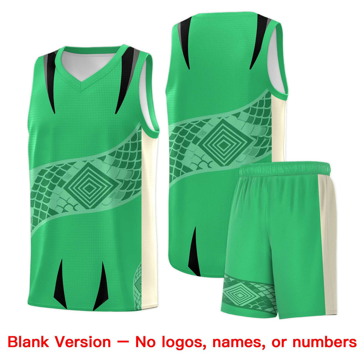 Custom White Black Snake Scale Venomous Fang for Leagues Graffiti Pattern Basketball Suit Jersey