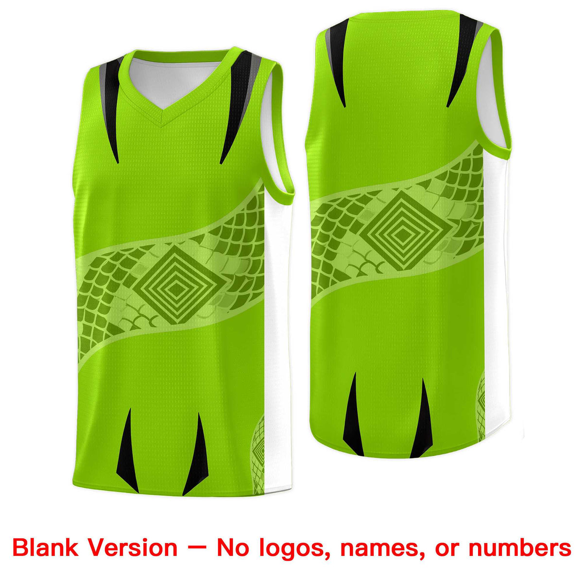 Custom White Black Snake Scale Venomous Fang for Leagues Graffiti Pattern Basketball Suit Jersey