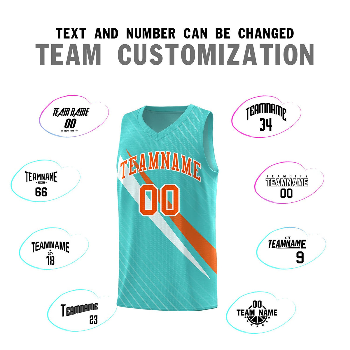 Custom Bright Green Diagonal Pinstripe Pattern Color Block Sports Uniform Basketball Jersey
