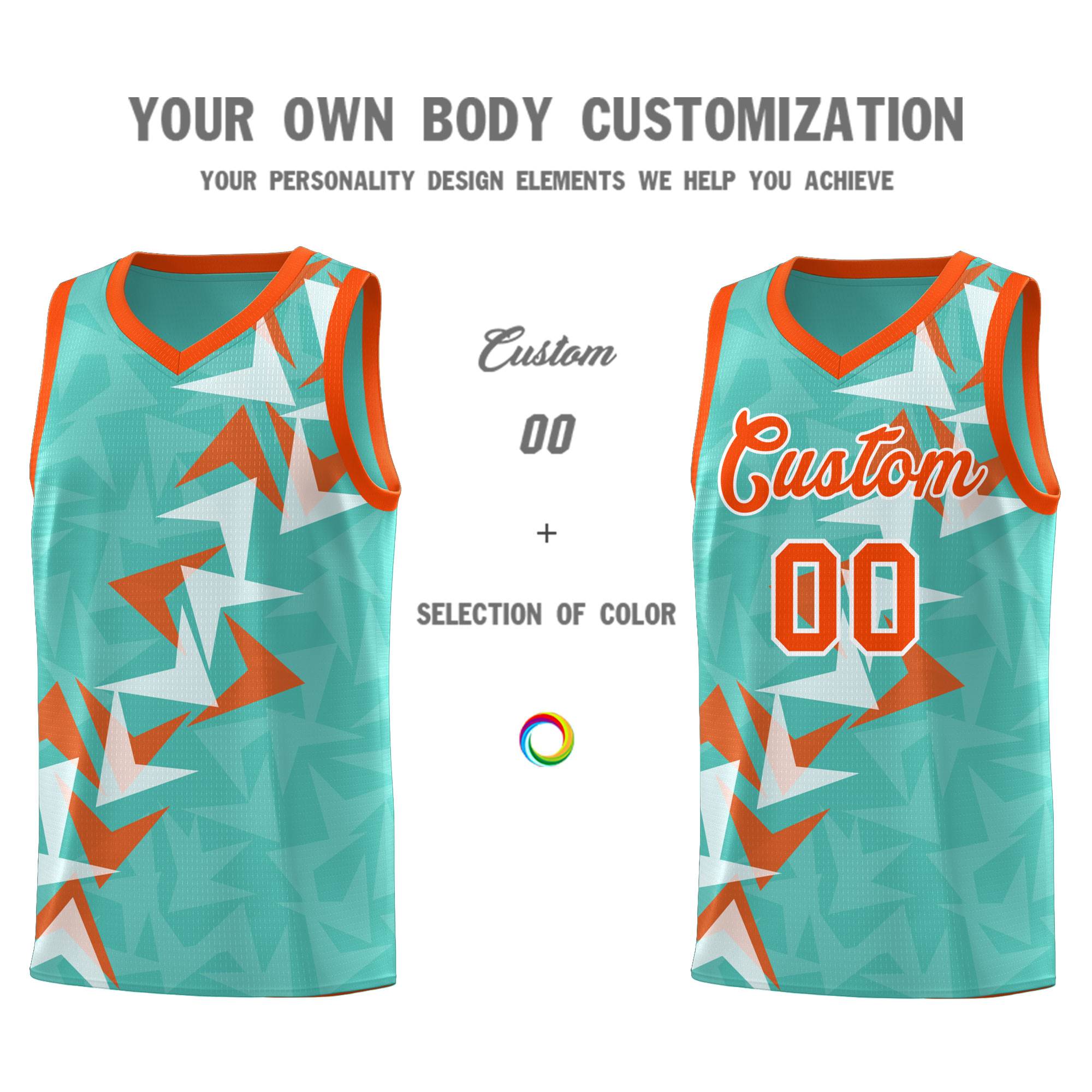 Custom Bright Green Boomerang Pattern Sets Basketball Jersey
