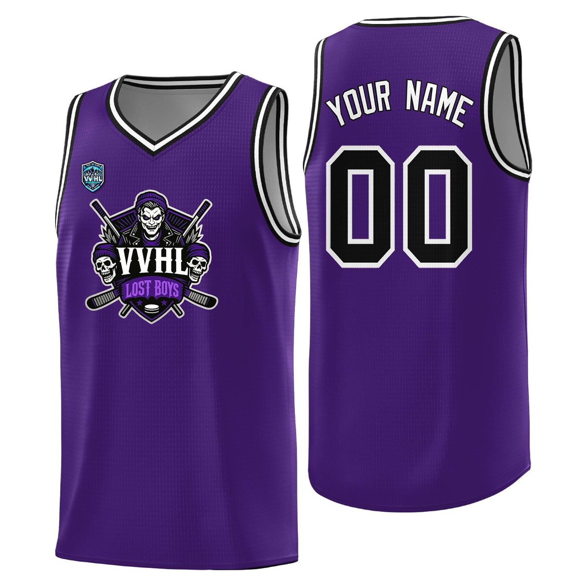 VVHL Purple S7-lost-boys Tops Basketball Jersey