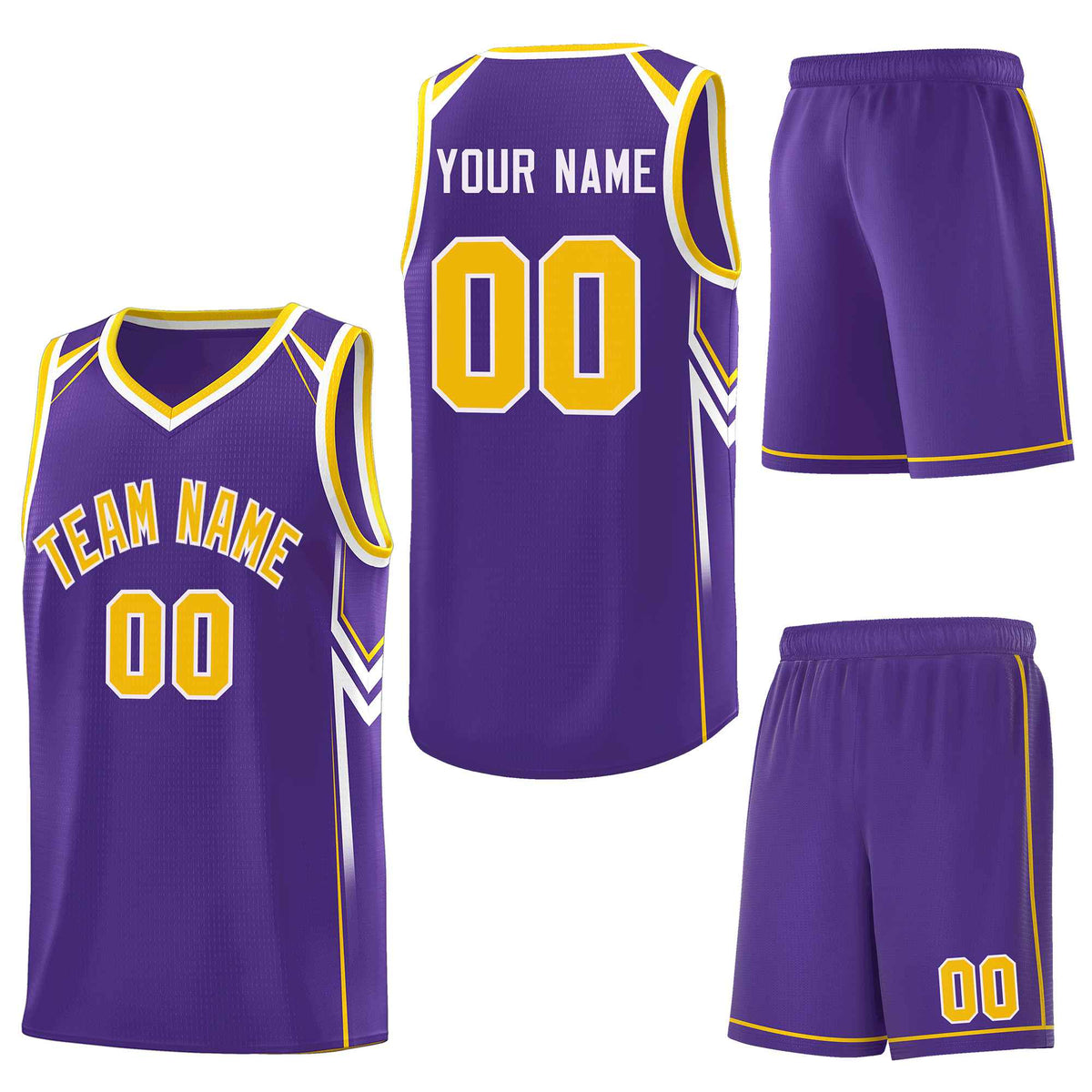Custom Purple Arrow Graffiti Pattern Sports Uniform Basketball Jersey
