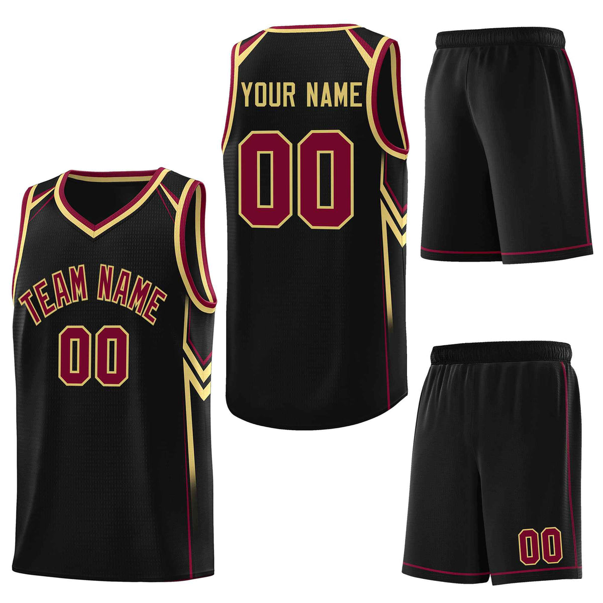 Custom Black Arrow Graffiti Pattern Sports Uniform Basketball Jersey