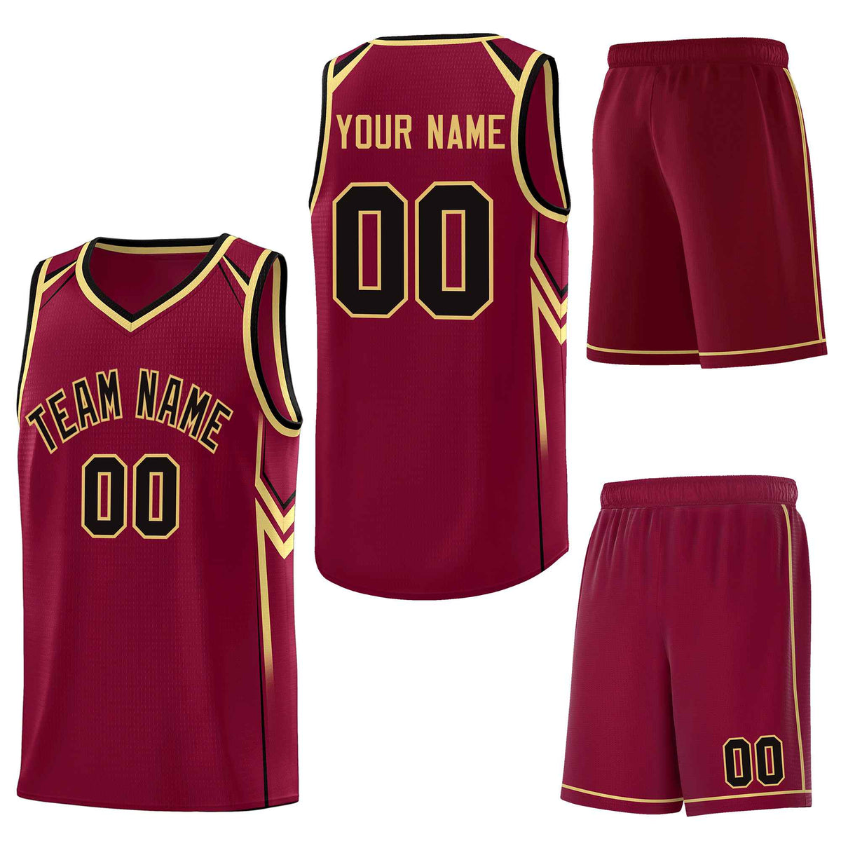 Custom Crimson Arrow Graffiti Pattern Sports Uniform Basketball Jersey