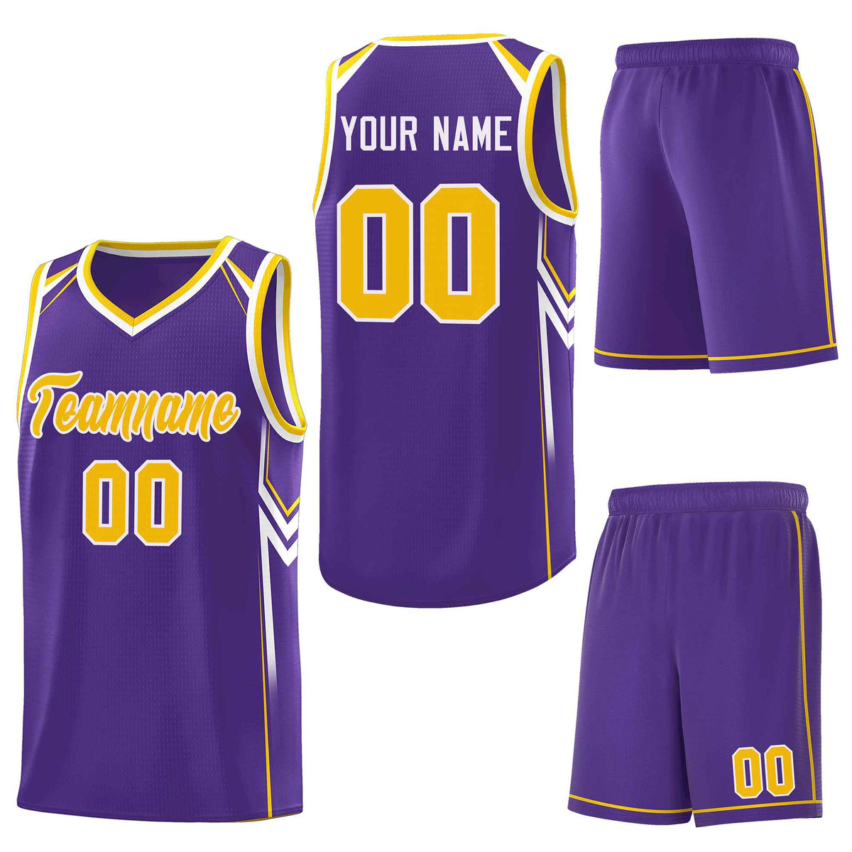 Custom Purple Arrow Graffiti Pattern Sports Uniform Basketball Jersey