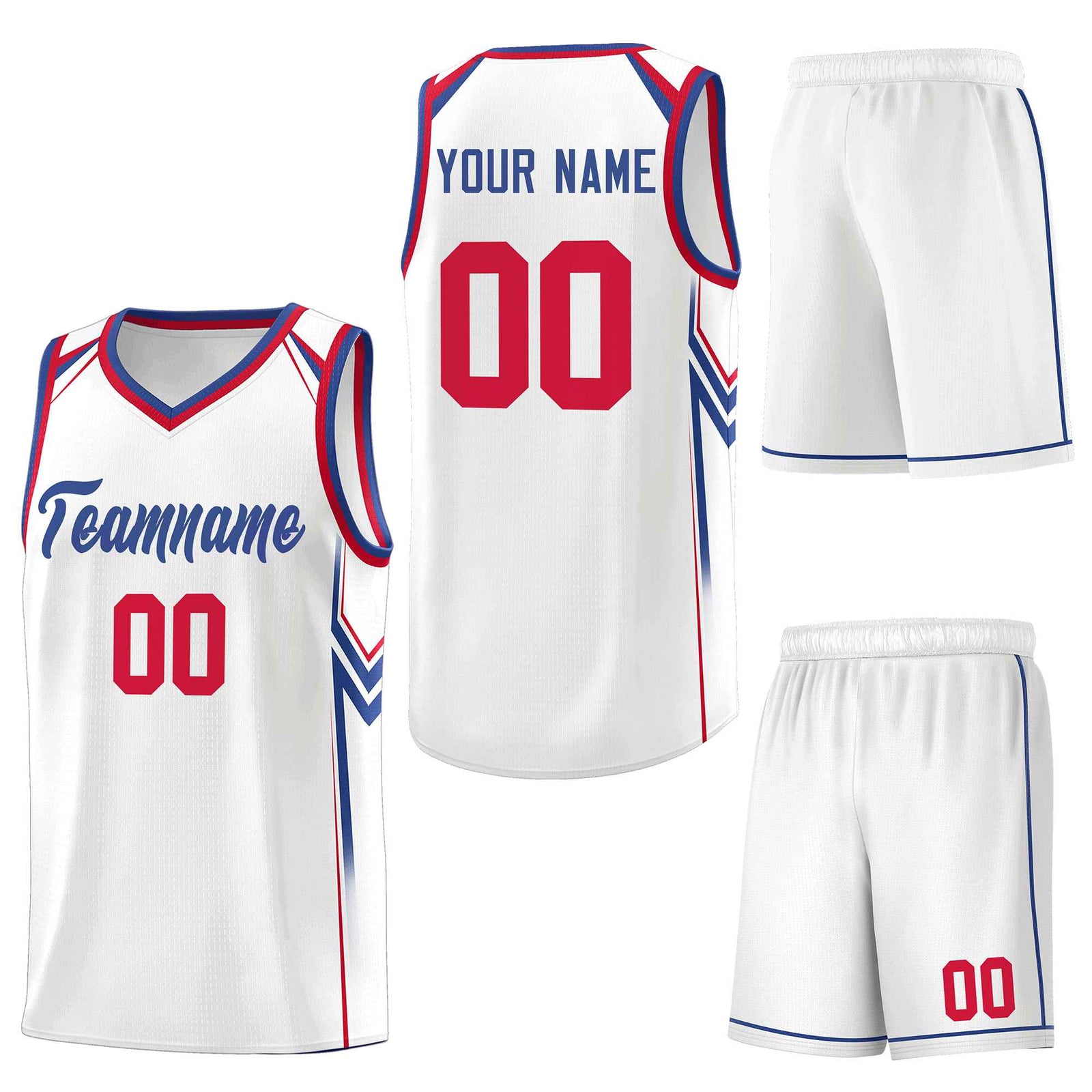 Custom White Arrow Graffiti Pattern Sports Uniform Basketball Jersey
