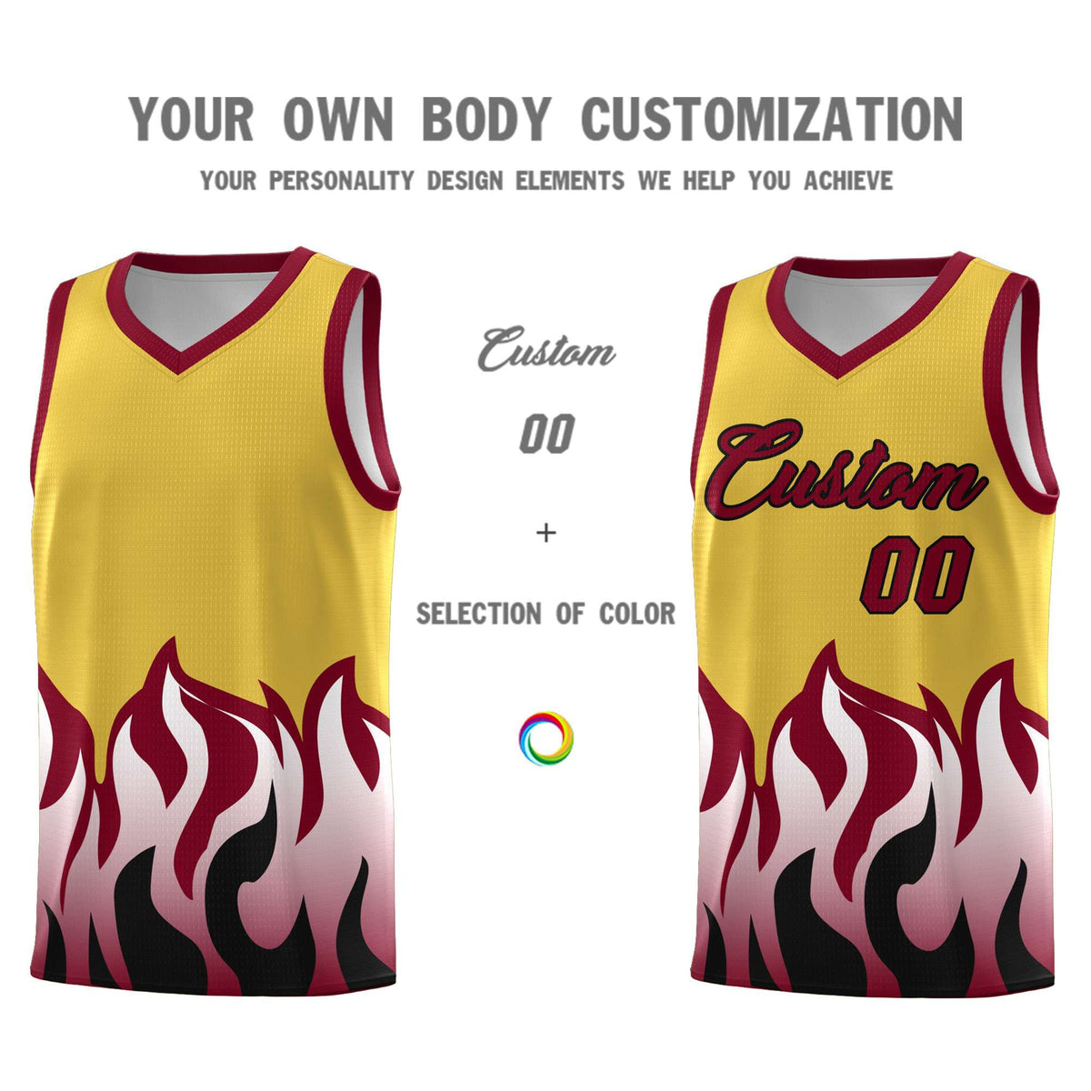 Custom Purple Crimson Hem Flame Pattern Fashion Sports Uniform Basketball jersey