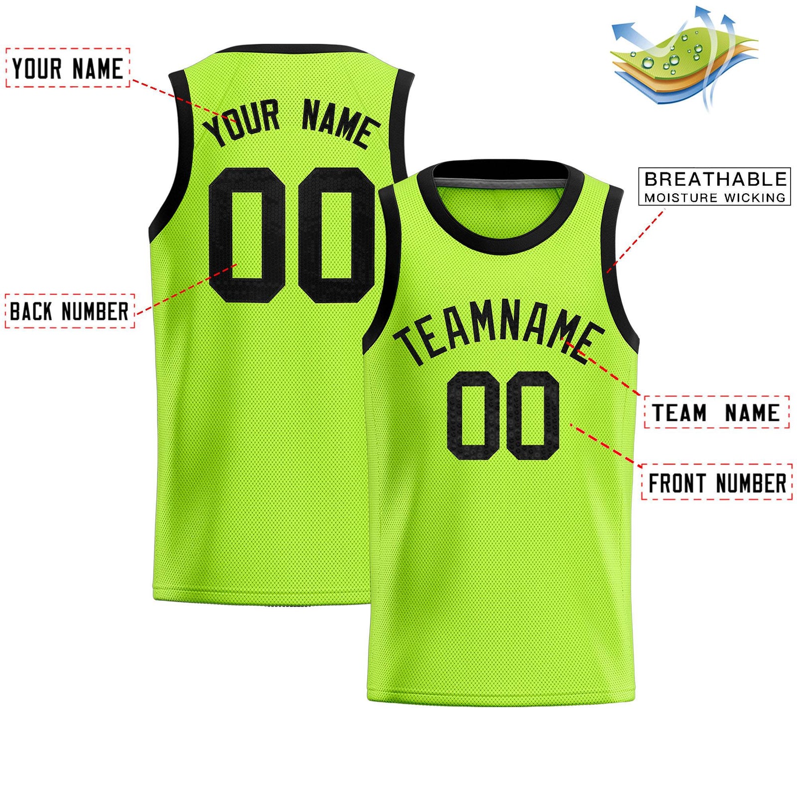 Custom Kelly Green Sequined Tops Athletic Basketball Jersey