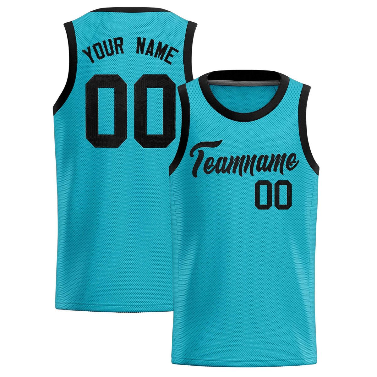 Custom Sky Blue Sequined Tops Athletic Basketball Jersey
