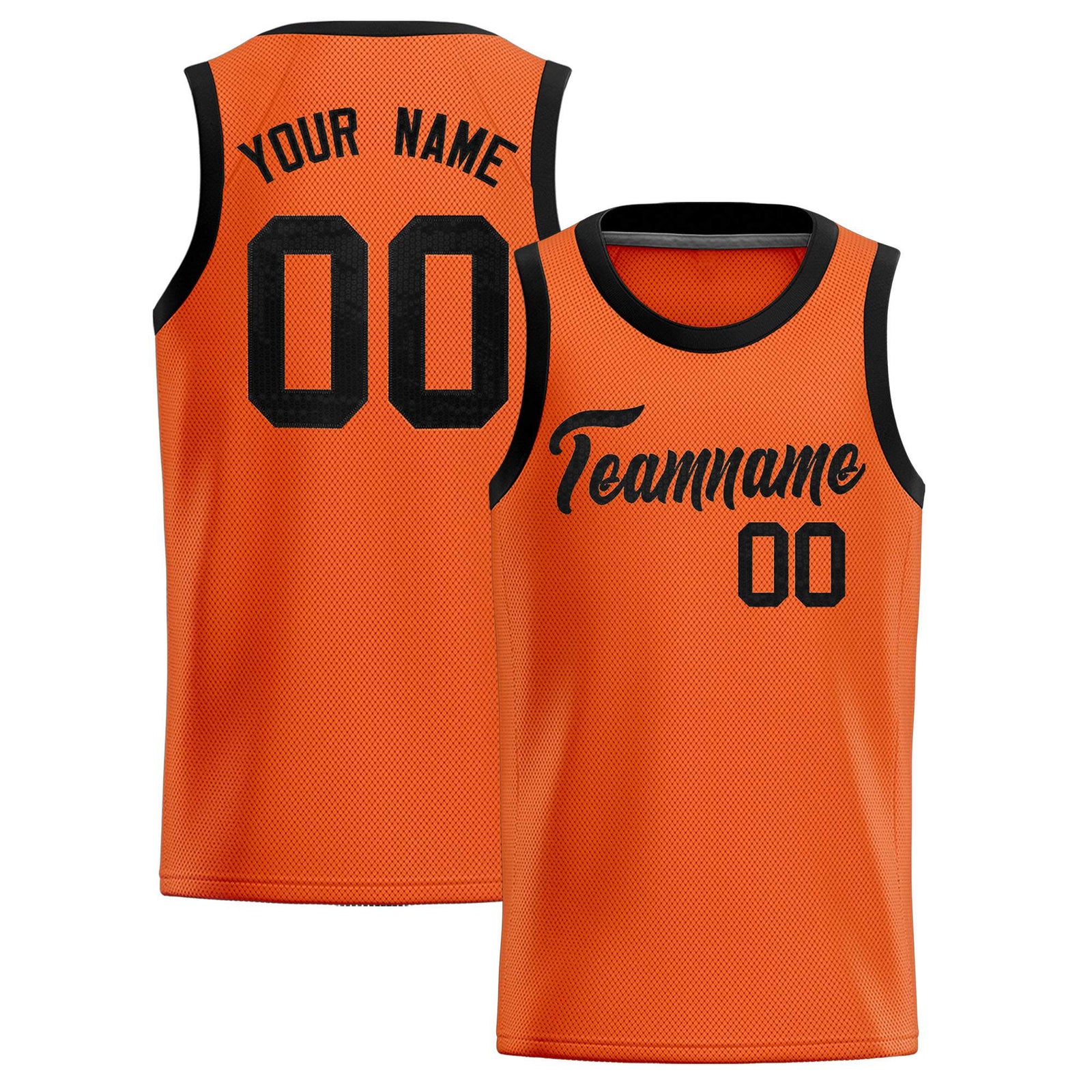 Custom Orange Sequined Tops Athletic Basketball Jersey