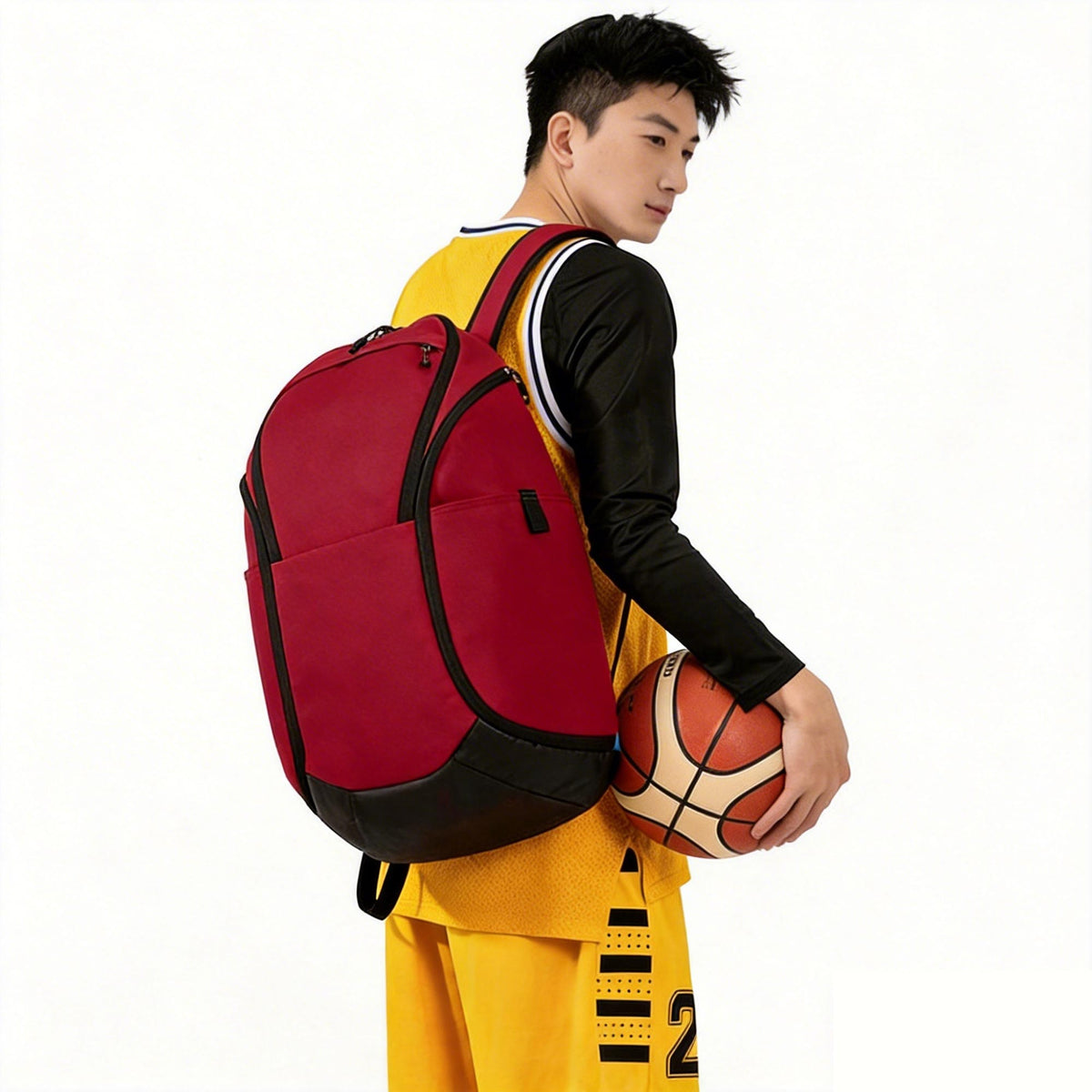 Custom Sports Ball Backpack Multi-Function Training Bag with Wet &amp; Dry Separation