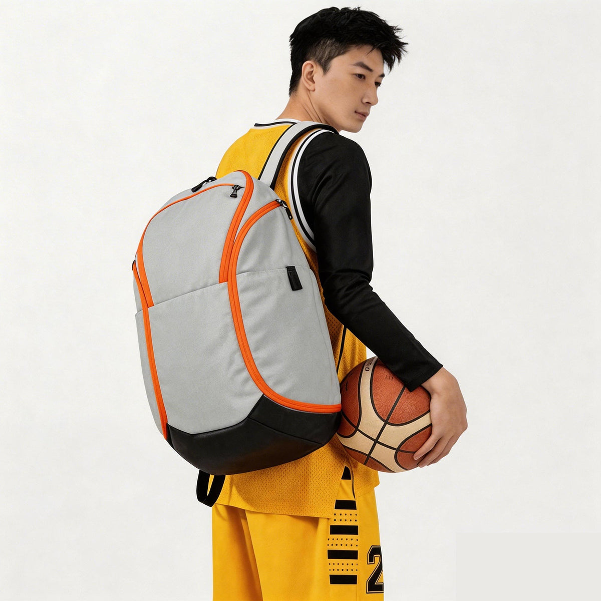 Custom Sports Ball Backpack Multi-Function Training Bag with Wet &amp; Dry Separation