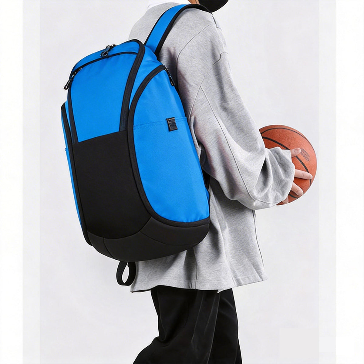 Custom Basketball Backpack – Sports Taraining Bag with Separate Ball Compartment &amp; Wet Dry Storage