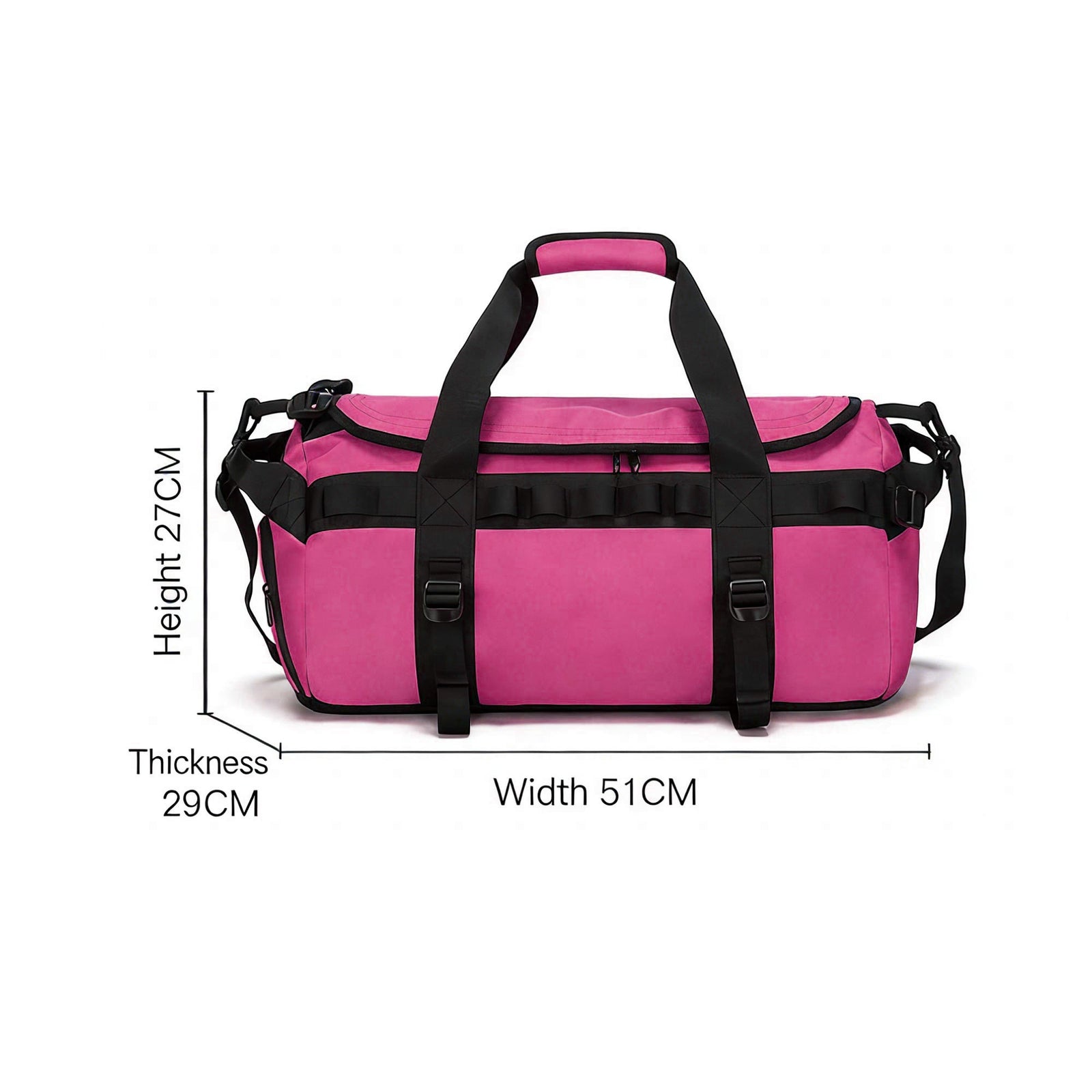 Waterproof Camping Duffel Bag – Outdoor Travel Storage Bag with Wet Dry Compartment