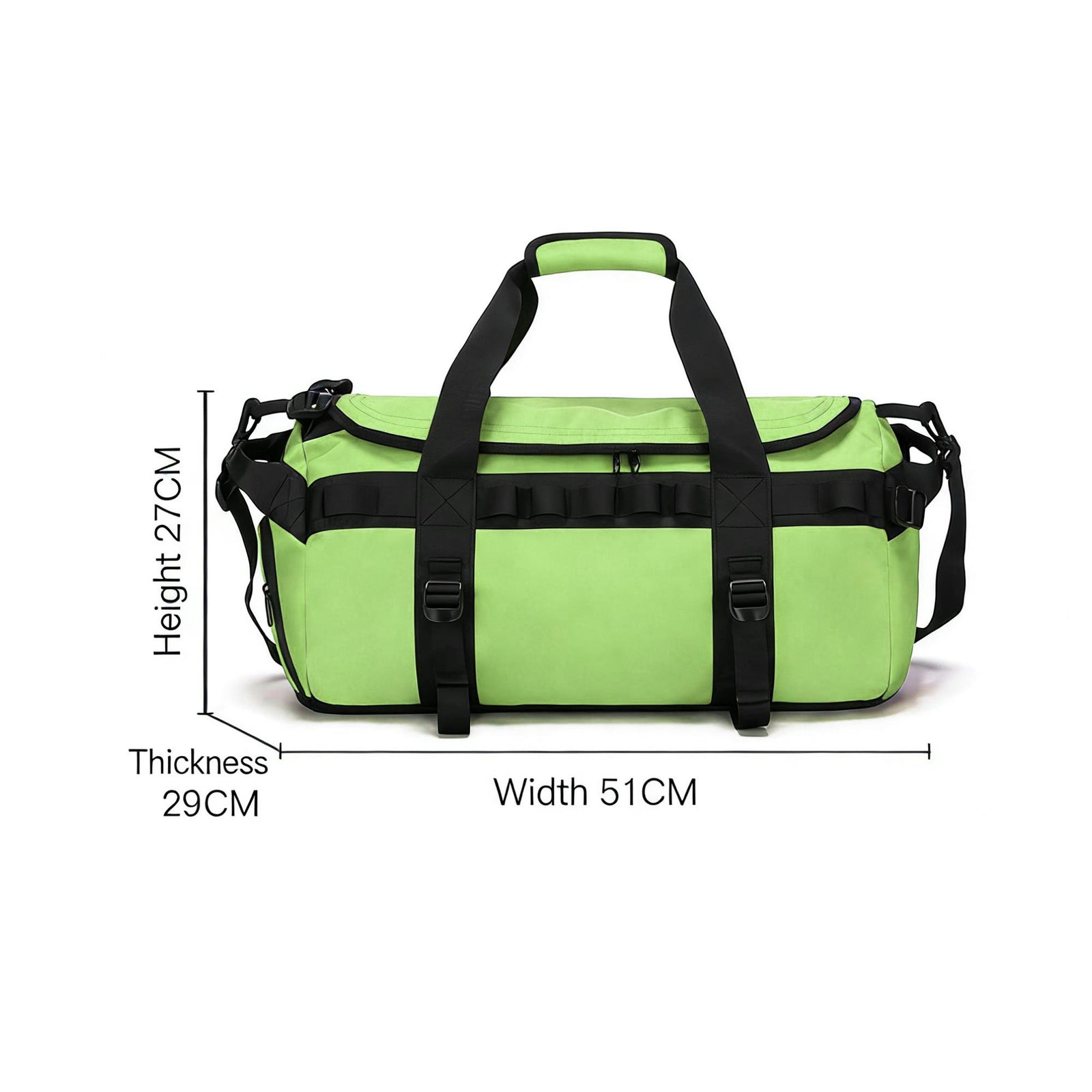 Waterproof Camping Duffel Bag – Outdoor Travel Storage Bag with Wet Dry Compartment