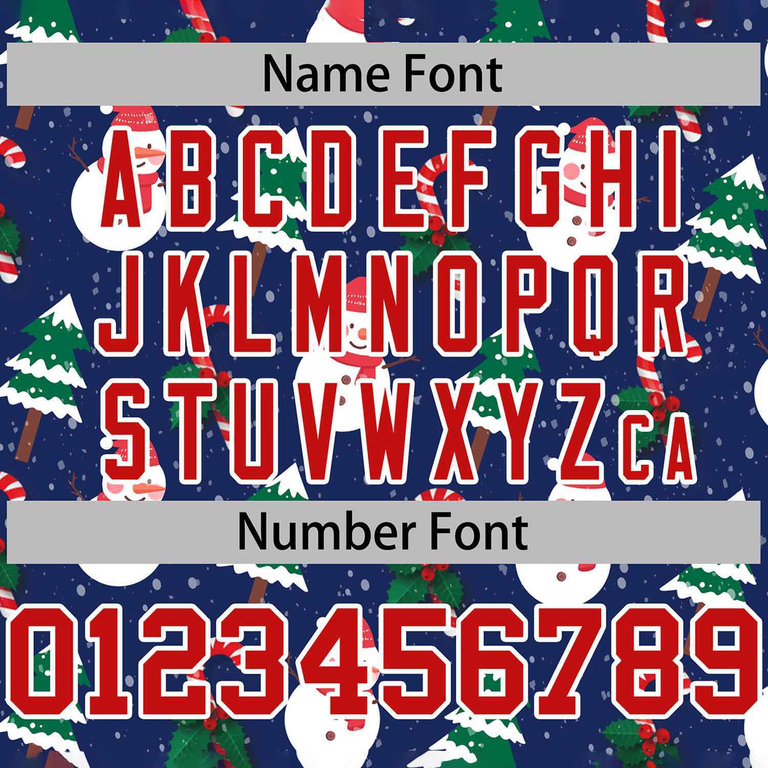 Custom Blue Red-White Christmas Graffiti Pattern Authentic Baseball Jersey