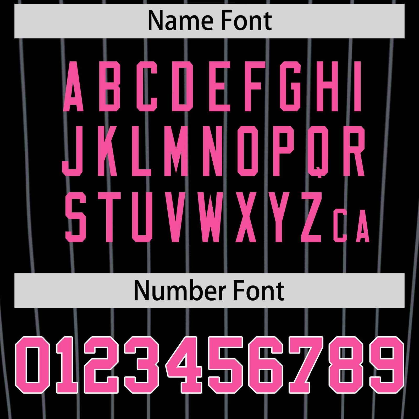 Custom Black Pink Pinstripe Authentic Baseball Jersey