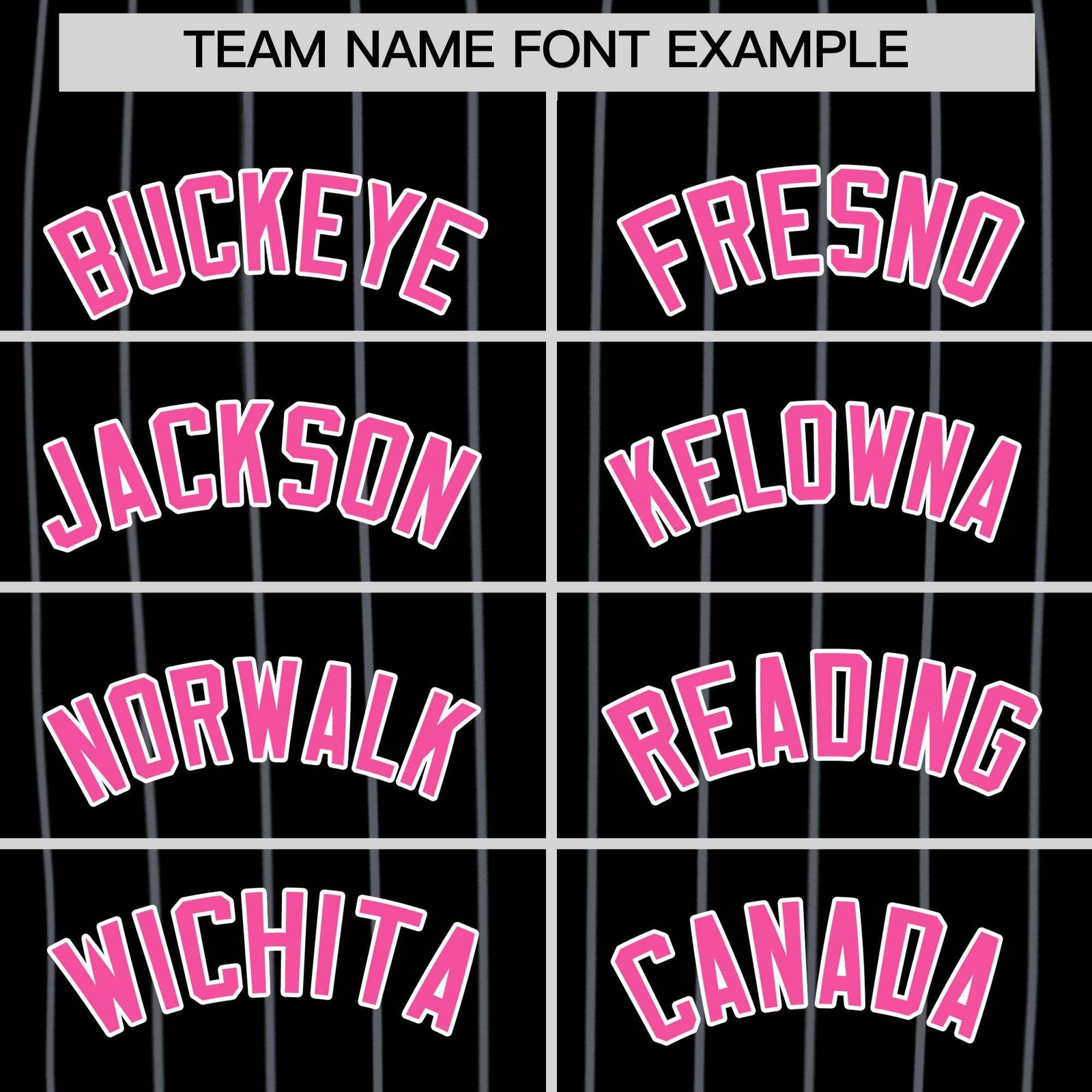 Custom Black Pink Pinstripe Authentic Baseball Jersey