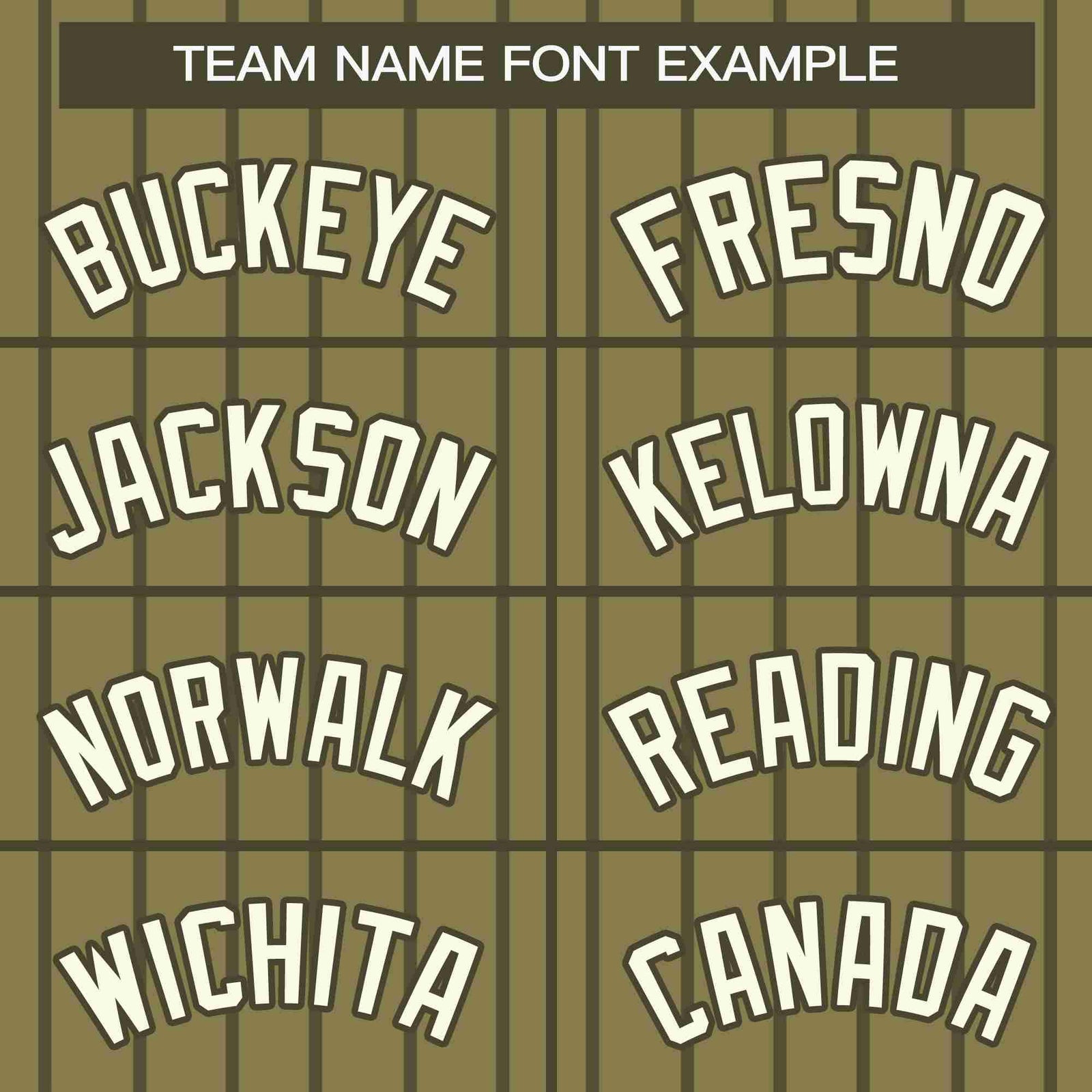 Custom Desert Yellow Olive Stripe Fashion Design Full Button Authentic Baseball Jersey