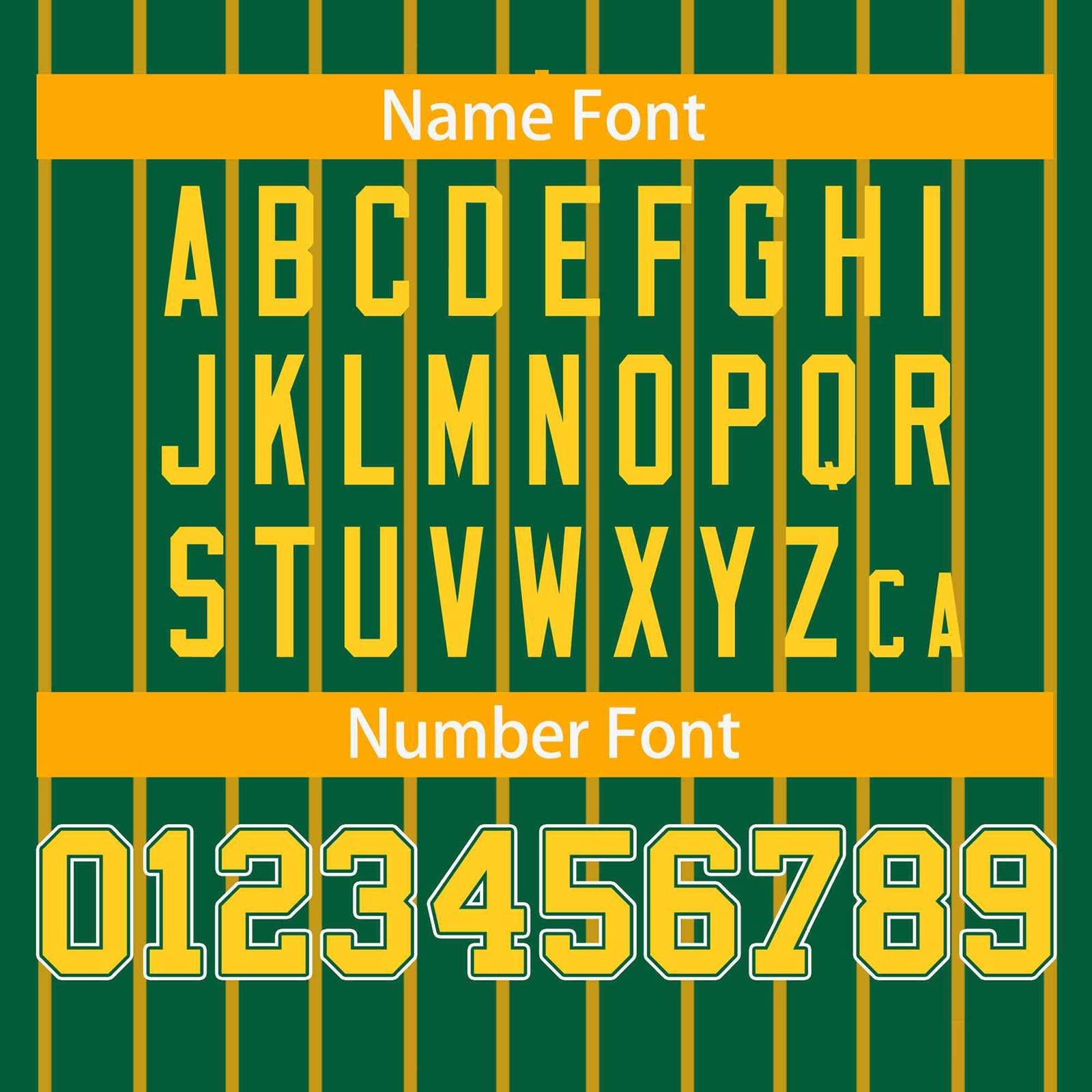 Custom Kelly Green Yellow Stripe Fashion Design Full Button Authentic Baseball Jersey