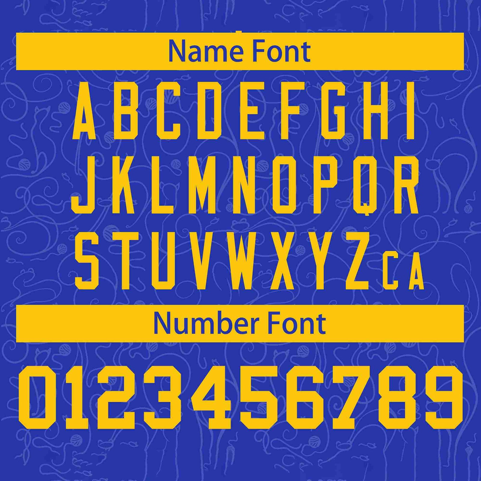 Custom Royal Yellow Line Art Graffiti Pattern Design Authentic Baseball Jersey