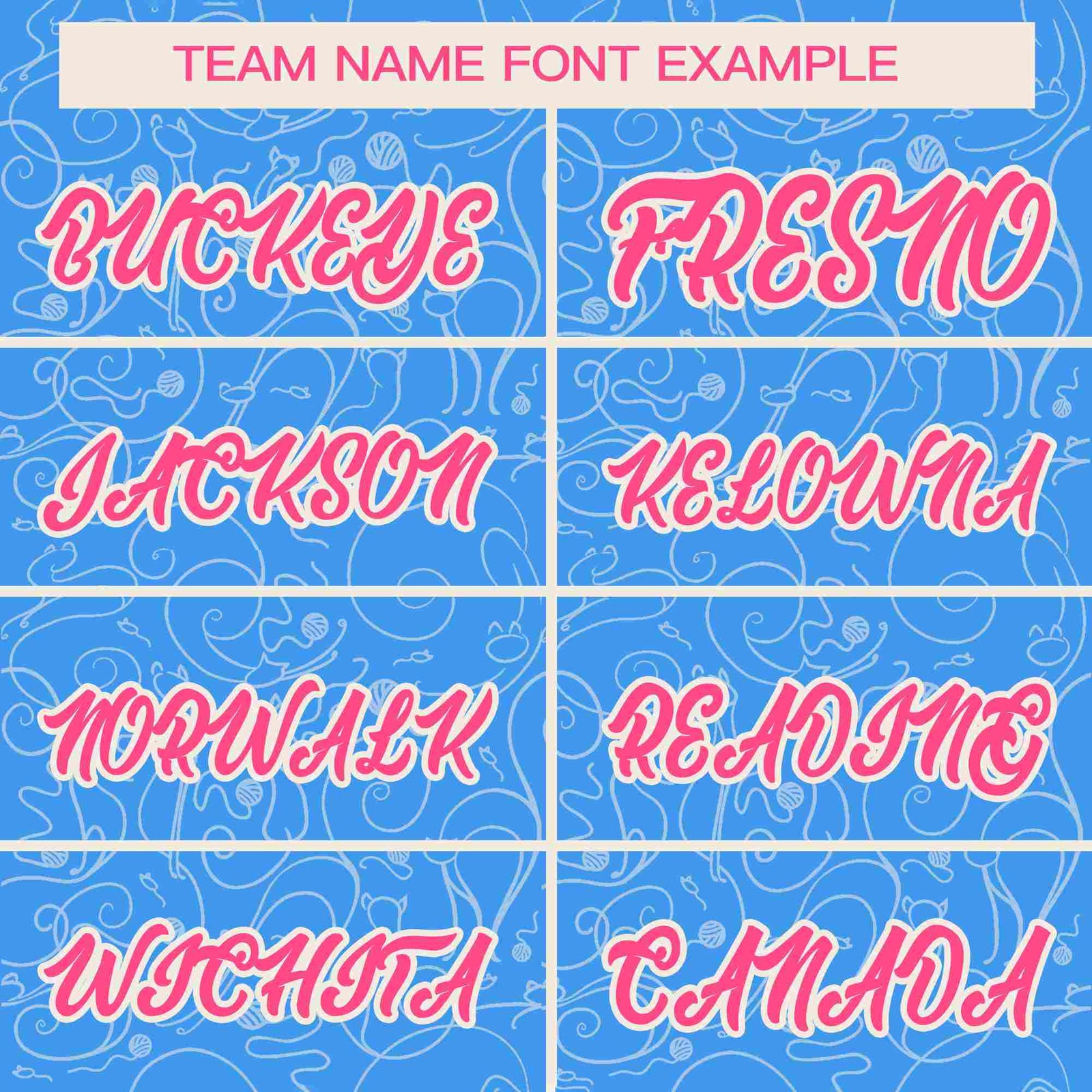 Custom Powder Blue Cream Line Art Graffiti Pattern Design Authentic Baseball Jersey