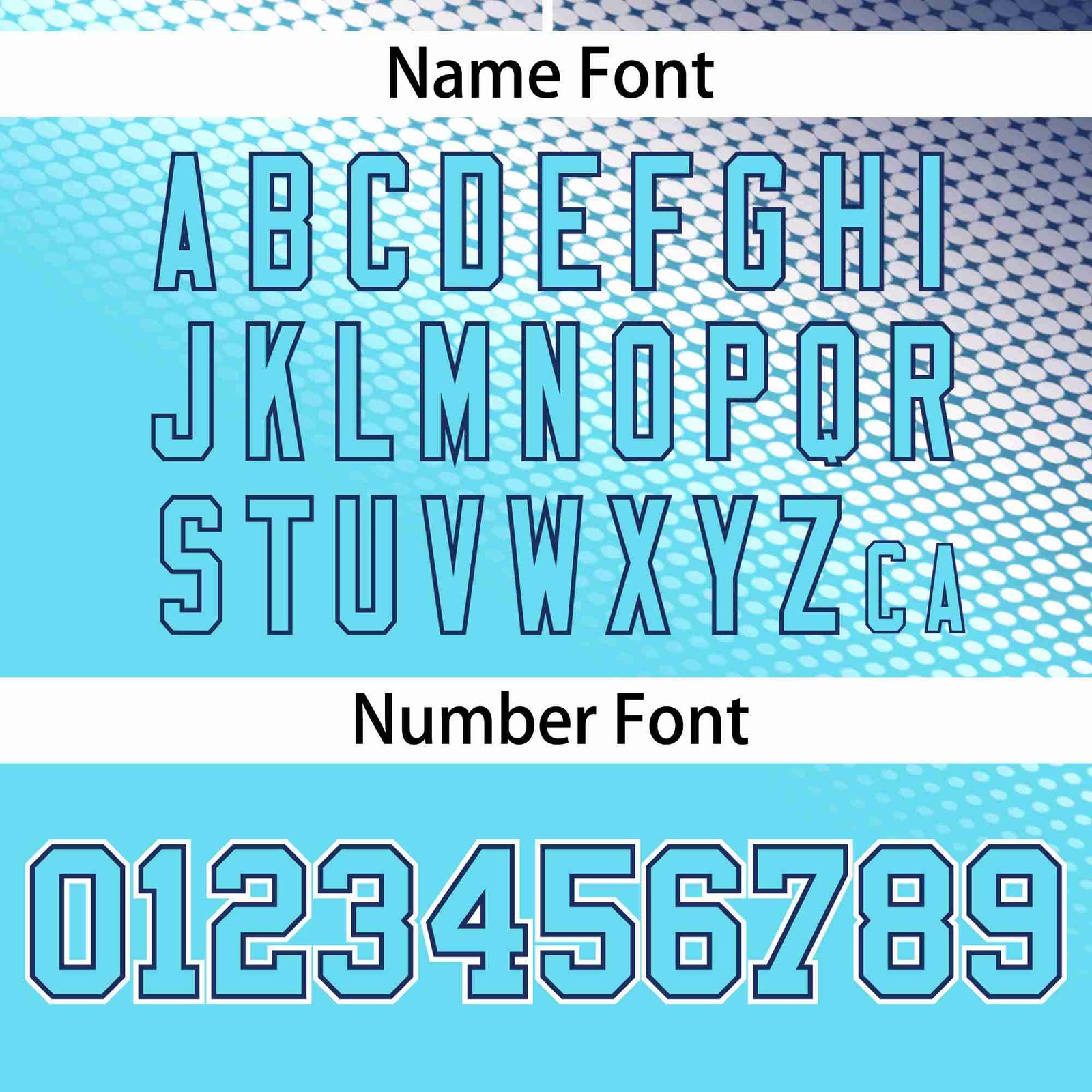 Custom Navy Sky Blue Tiny Spot Gradient Fashion Authentic Baseball Jersey