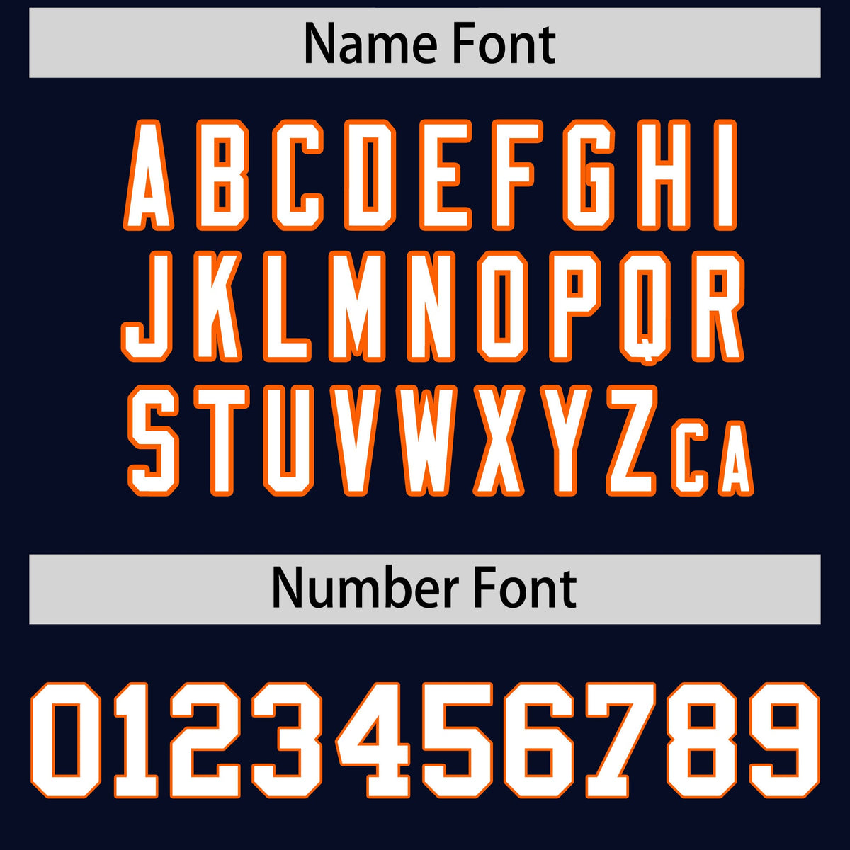 Custom Hockey Hoodie Jersey Navy Orange Raglan Sleeves Lace-Up Neck Personal Name &amp; Number &amp; Logo