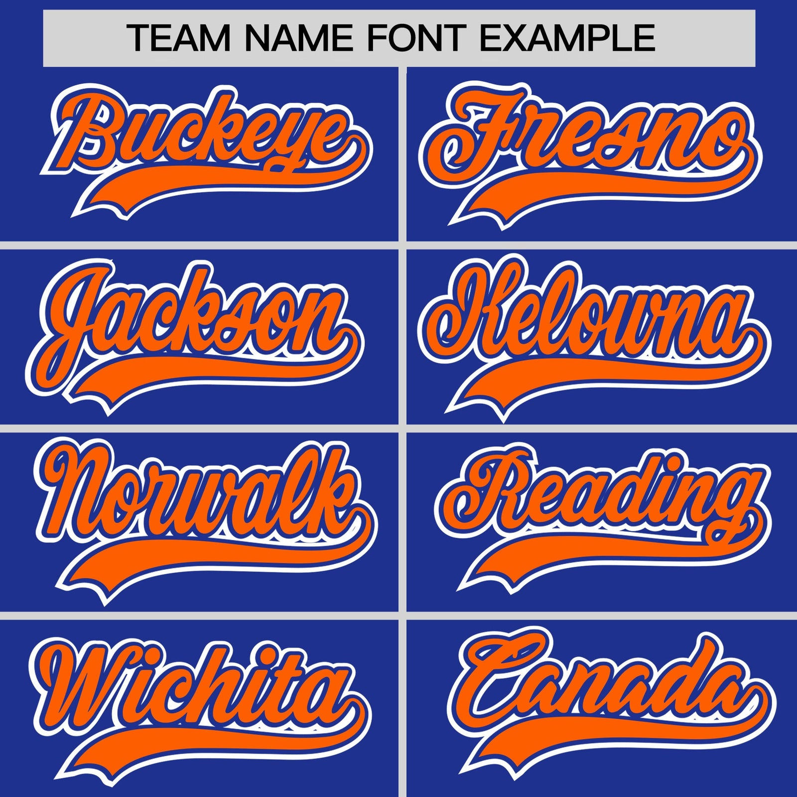 Custom Hockey Hoodie Jersey Royal Blue Orange Raglan Sleeves Lace-Up Neck Personal Name & Number & Logo