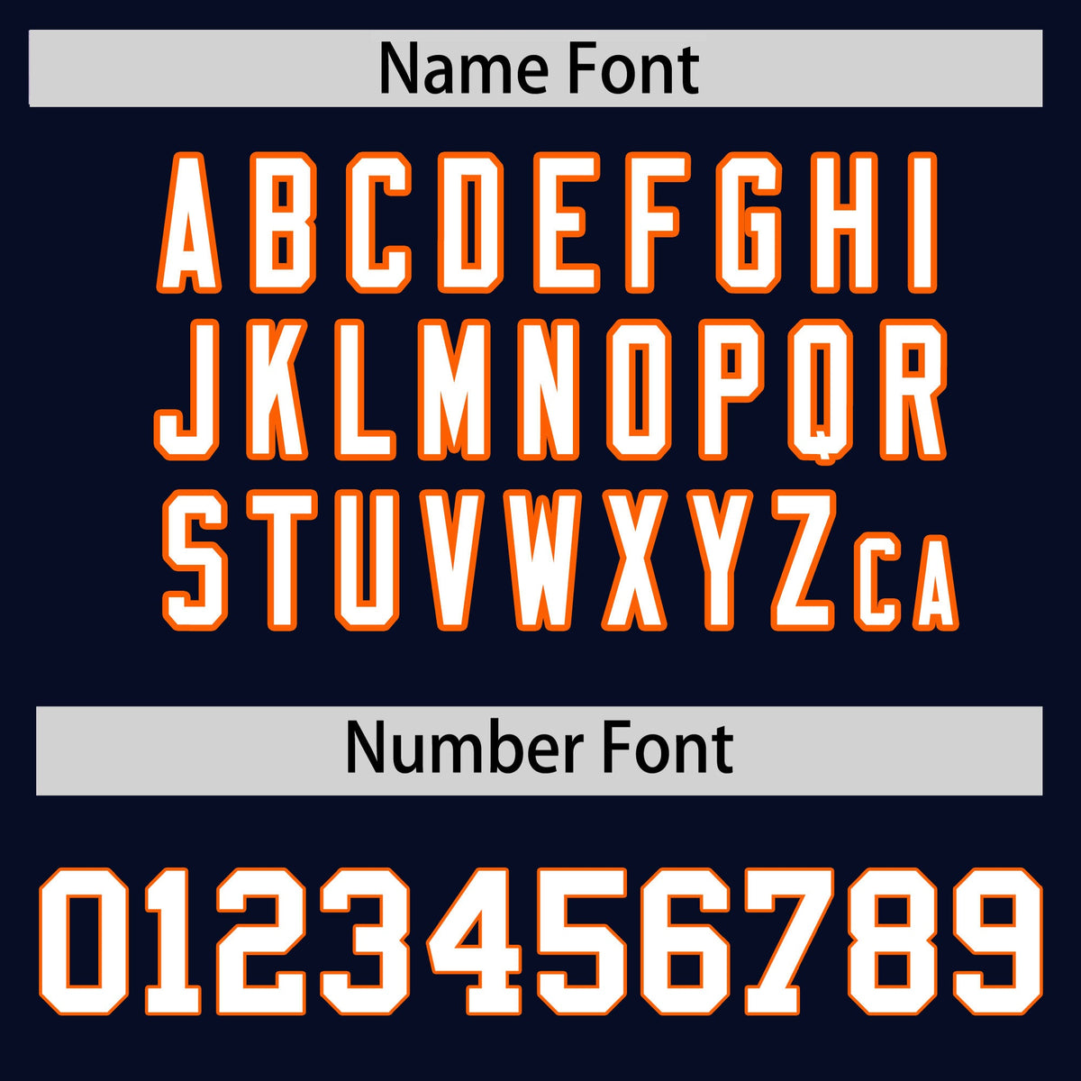 Custom Hockey Hoodie Jersey Navy Orange Raglan Sleeves Lace-Up Neck Personal Name &amp; Number &amp; Logo