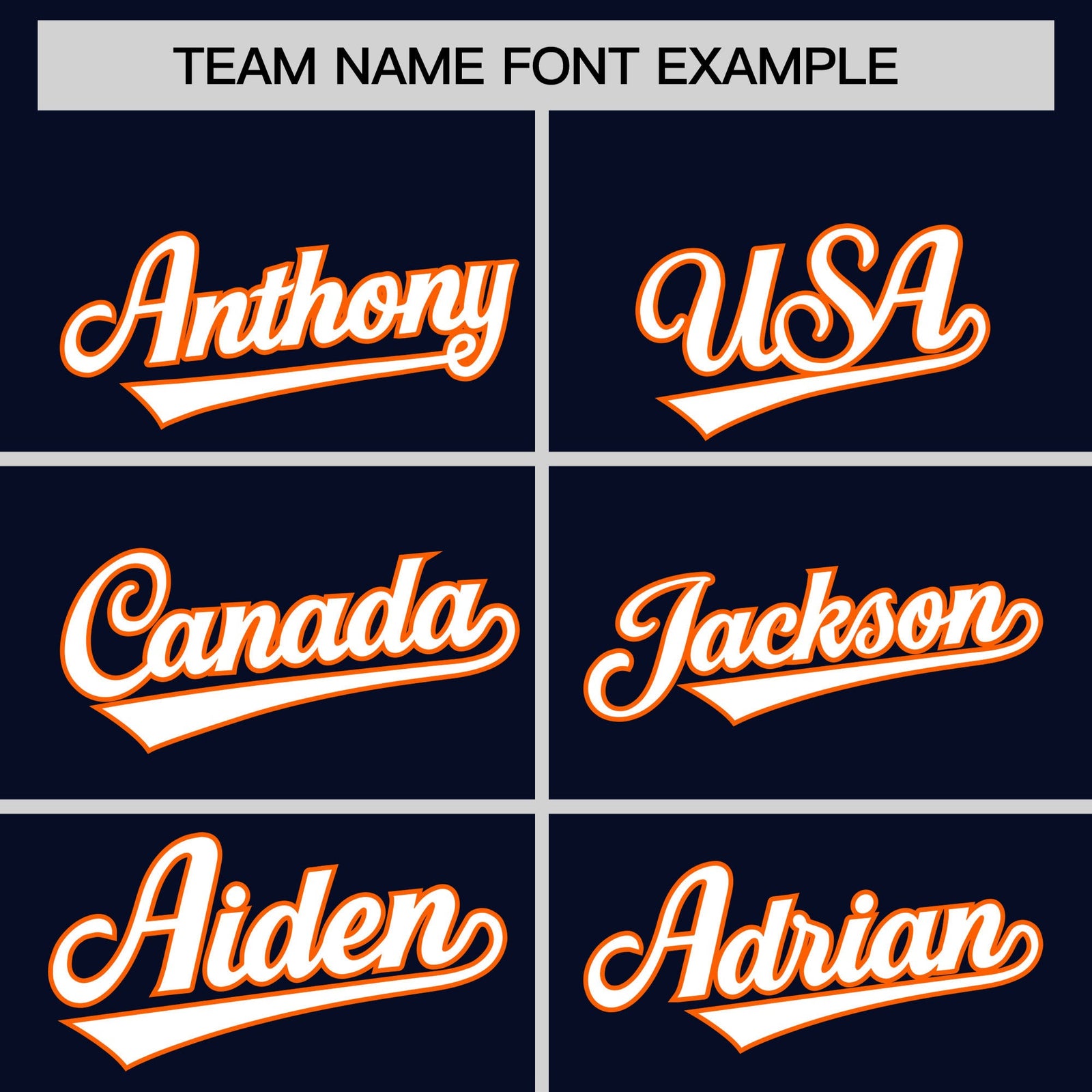 Custom Hockey Hoodie Jersey Navy Orange Raglan Sleeves Lace-Up Neck Personal Name & Number & Logo