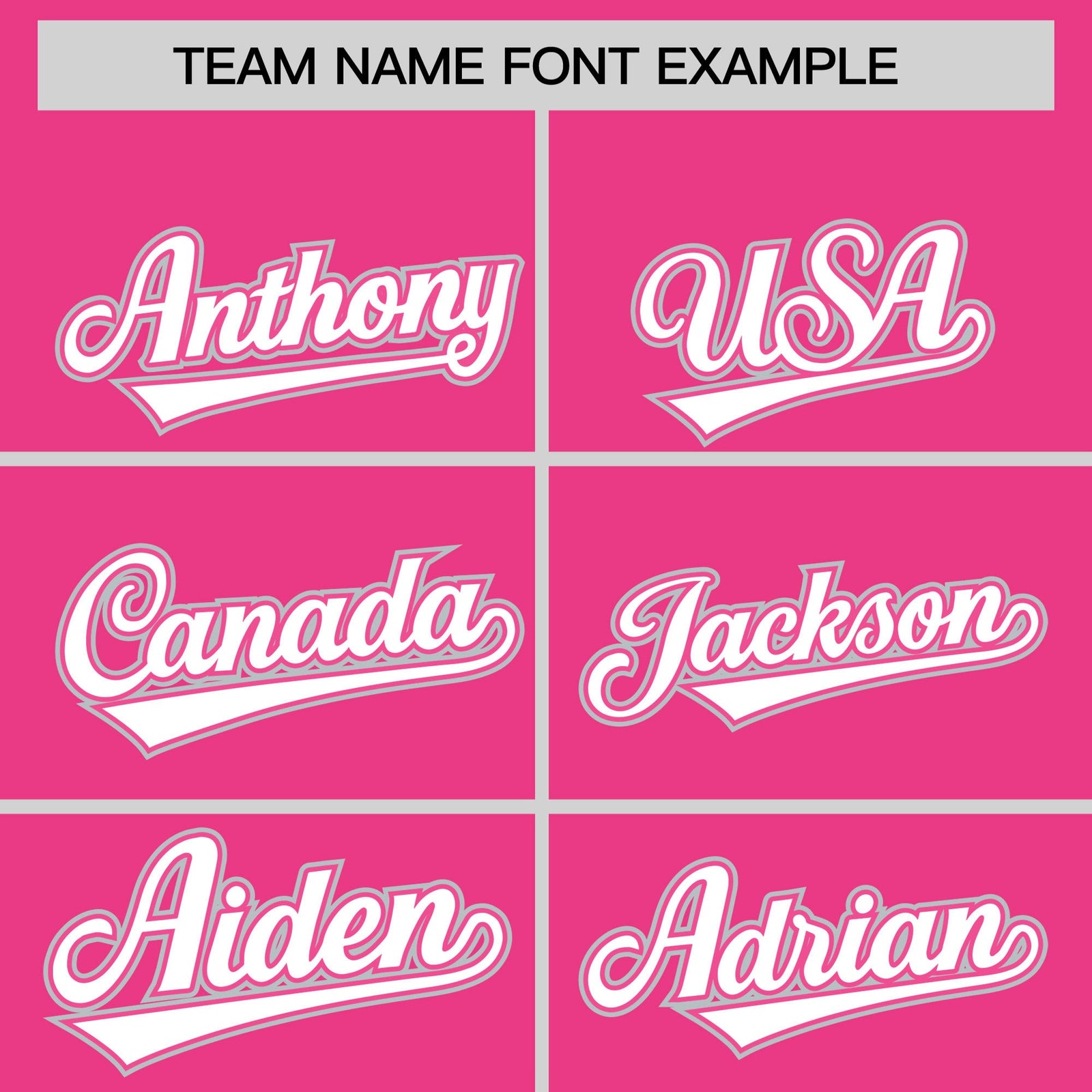 Custom Hockey Hoodie Jersey Pink Silver Classic Style Add Name,Number & Logo