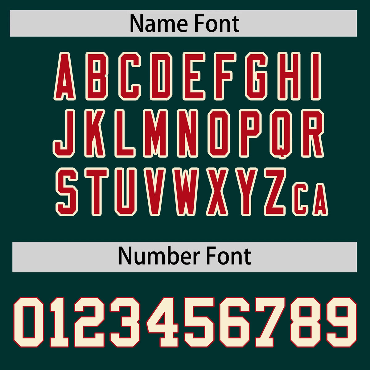 Custom Hockey Hoodie Jersey Midnight Green Red Classic Style Add Name,Number&amp;Logo