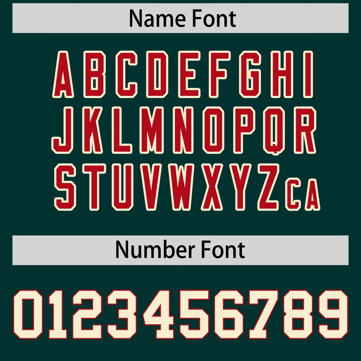 Custom Hockey Hoodie Jersey Midnight Green Red Classic Style Add Name,Number&amp;Logo