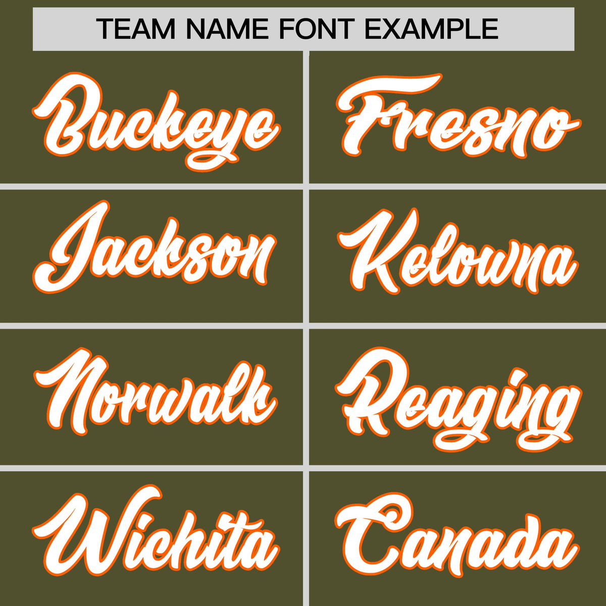 Custom Hockey Hoodie Jersey Olive Orange Classic Style for Men&amp;Youth