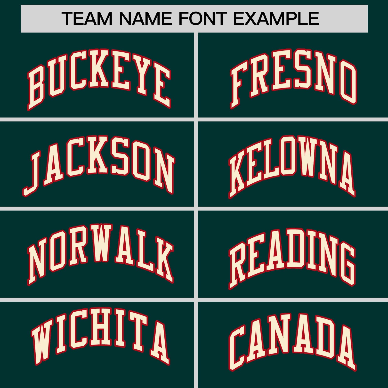 Custom Hockey Hoodie Jersey Midnight Green Red Classic Style Add Name,Number&Logo