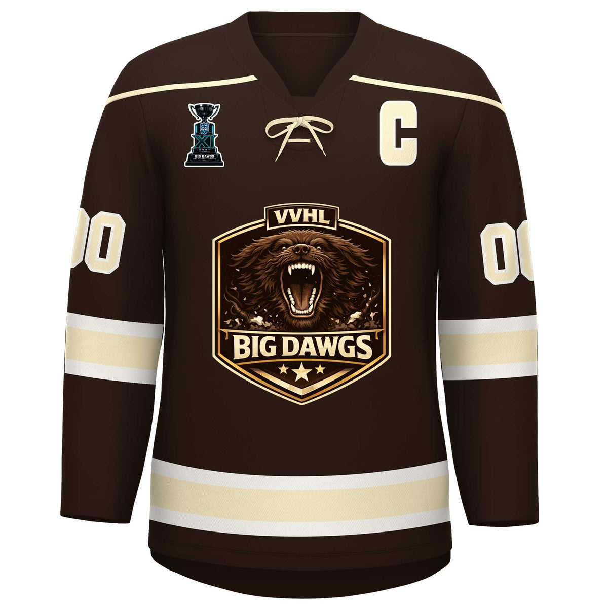 VVHL S11 Big Dawgs Champion Jersey Hockey Jersey