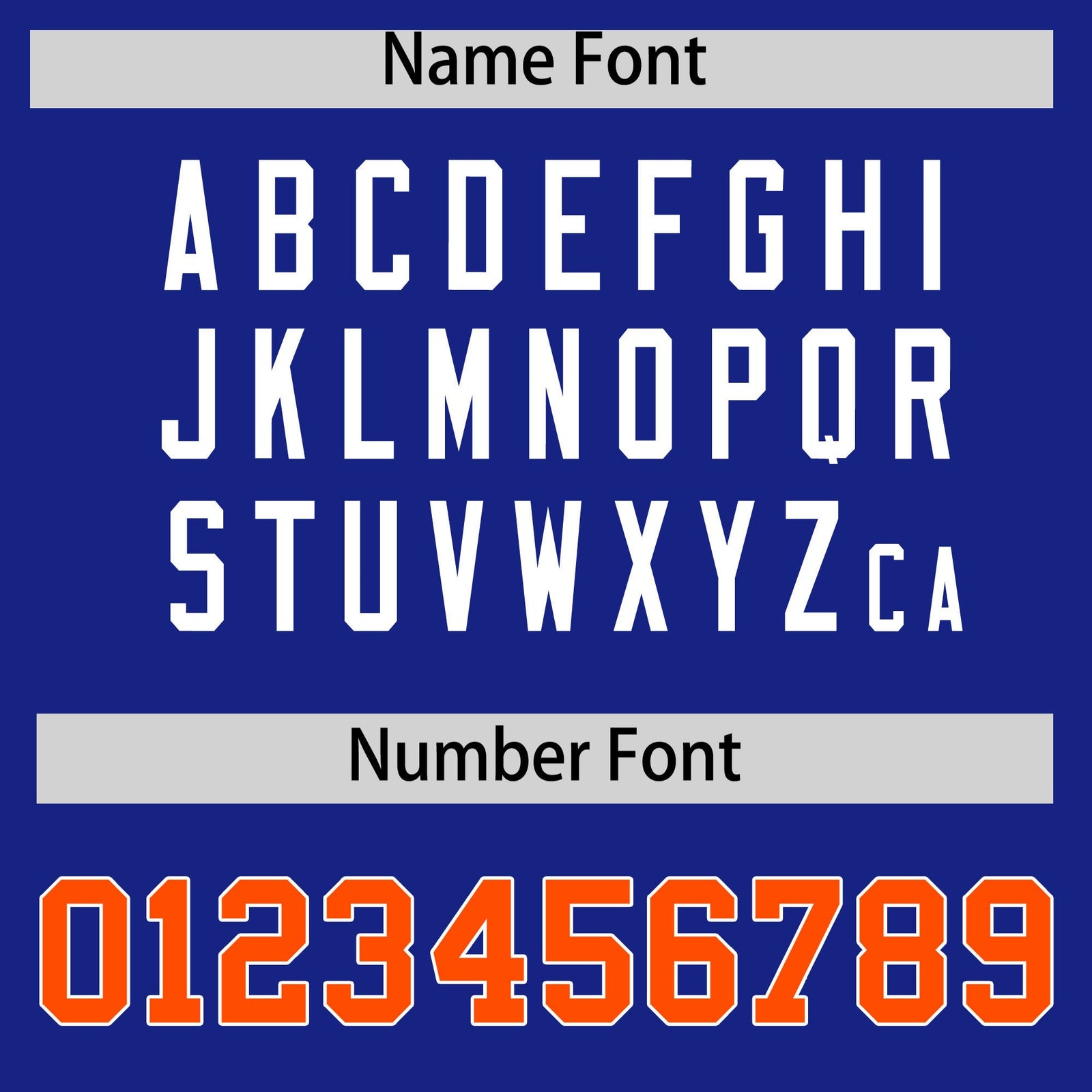 Custom Royal Blue Orange White Star Series Personalization Lace-Up Neck Hockey Jersey| KXKSHOP