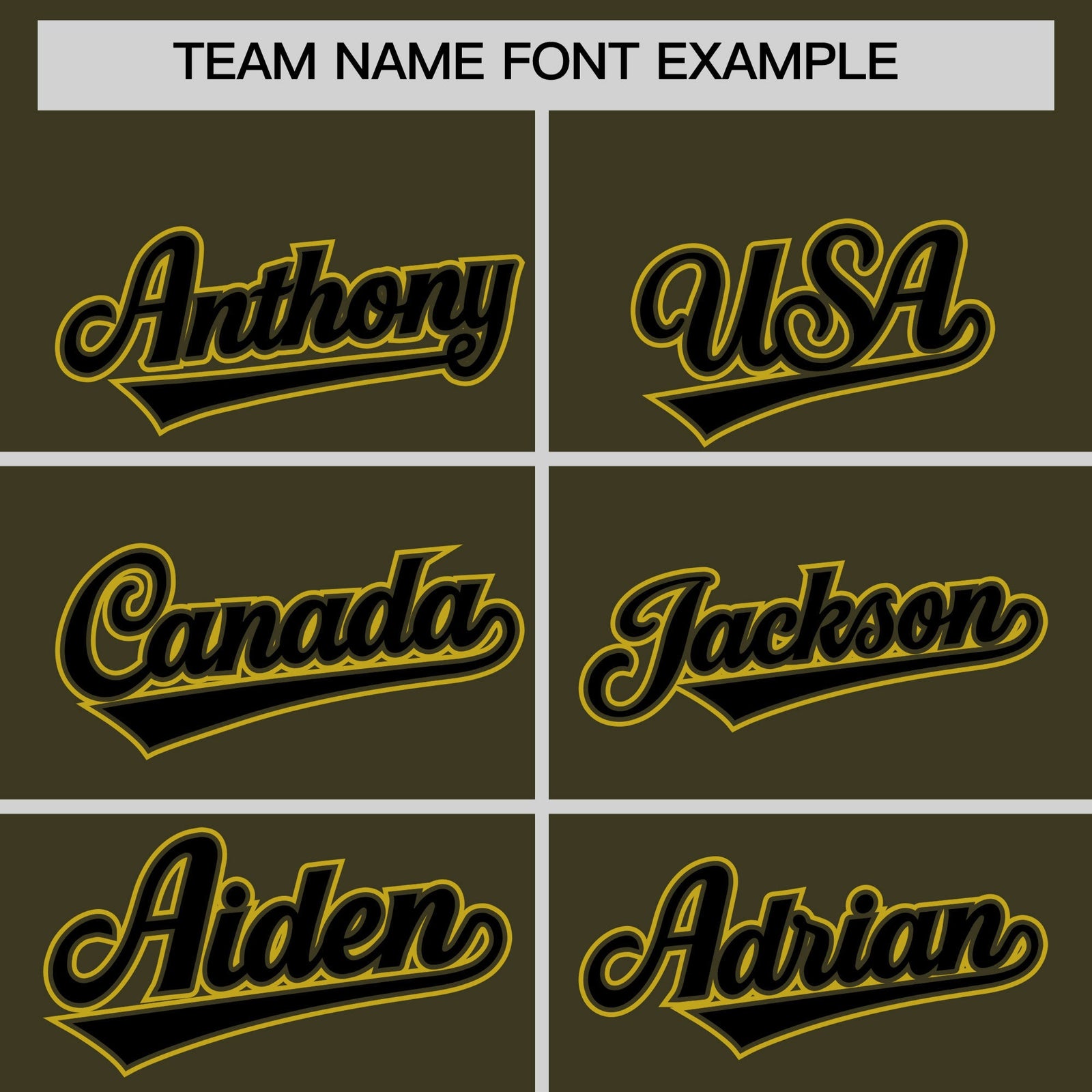 Custom Olive Black Old Gold Star Series Personalization Lace-Up Neck Hockey Jersey| KXKSHOP