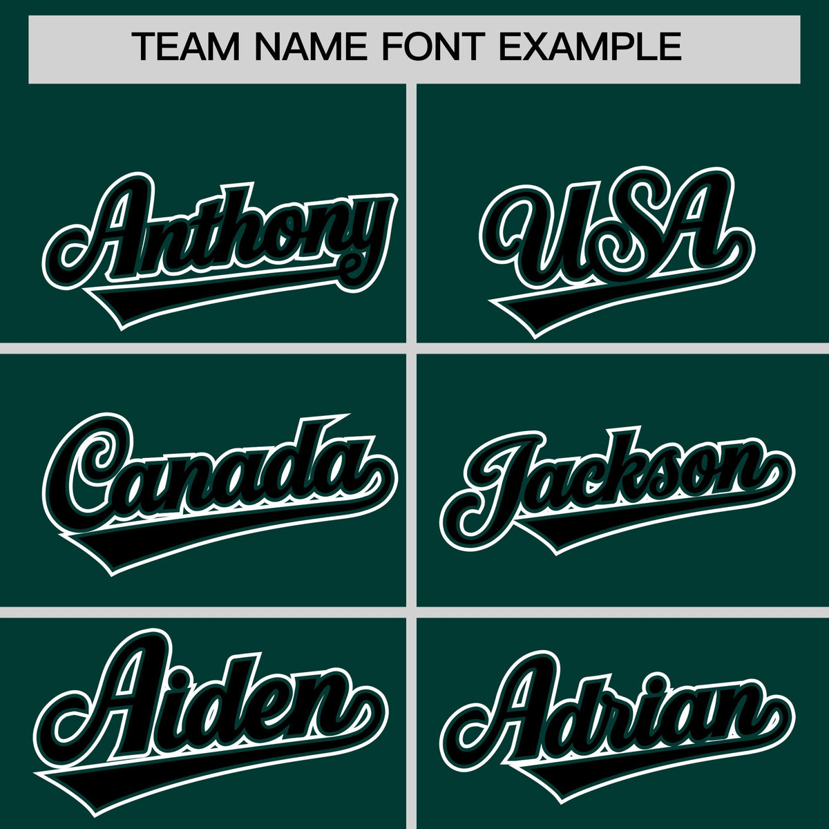 Custom Midnight Green Black White Star Series Personalization Lace-Up Neck Hockey Jersey| KXKSHOP