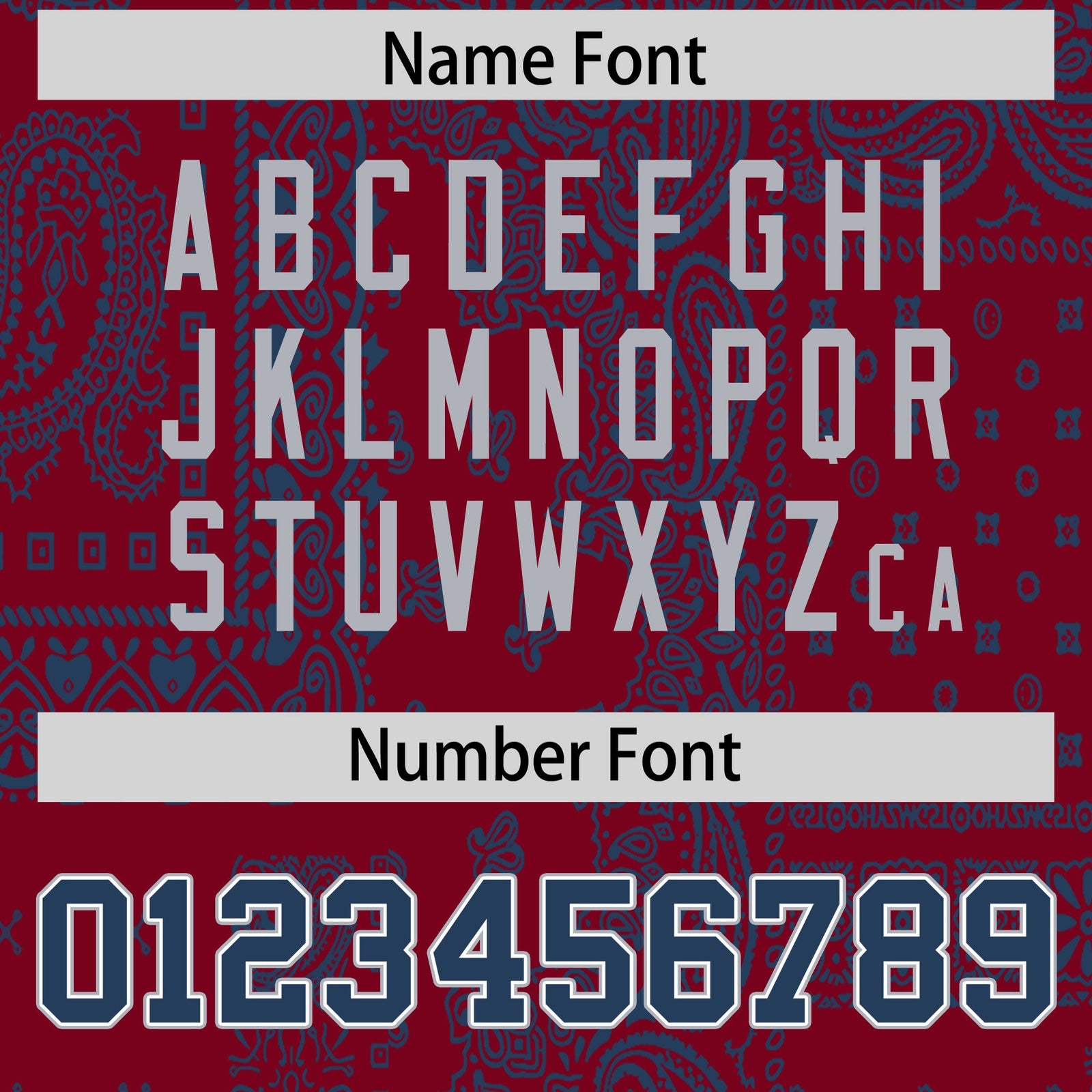 Custom Midnight Blue Crimson White Cashew Flower Graffiti Pattern V-Neck Hockey Jersey| KXKSHOP