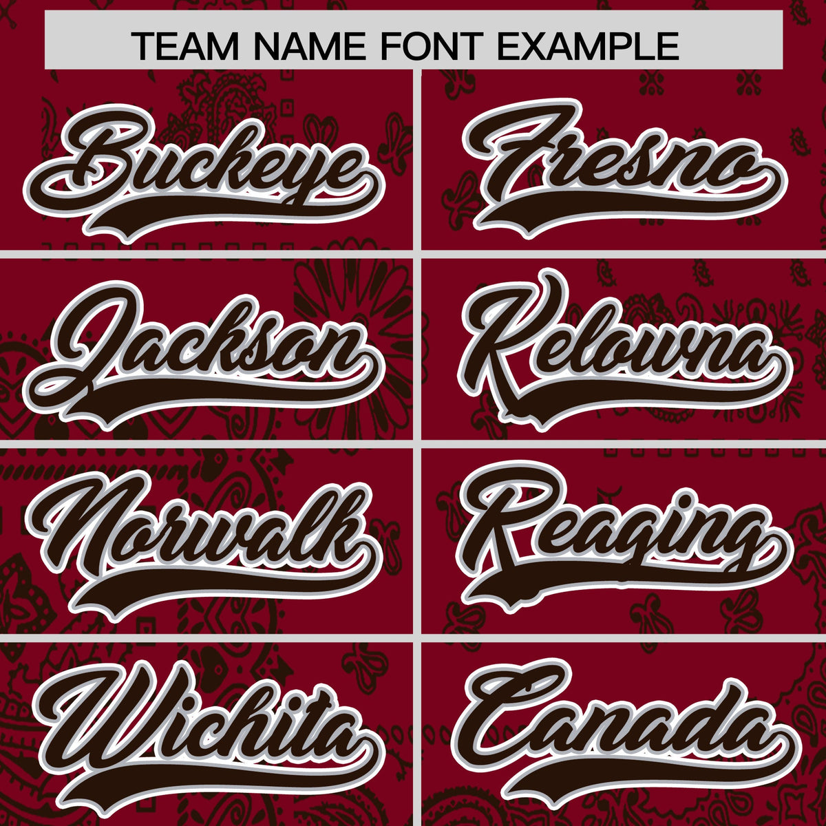 Custom Brown Crimson White Cashew Flower Graffiti Pattern V-Neck Hockey Jersey| KXKSHOP